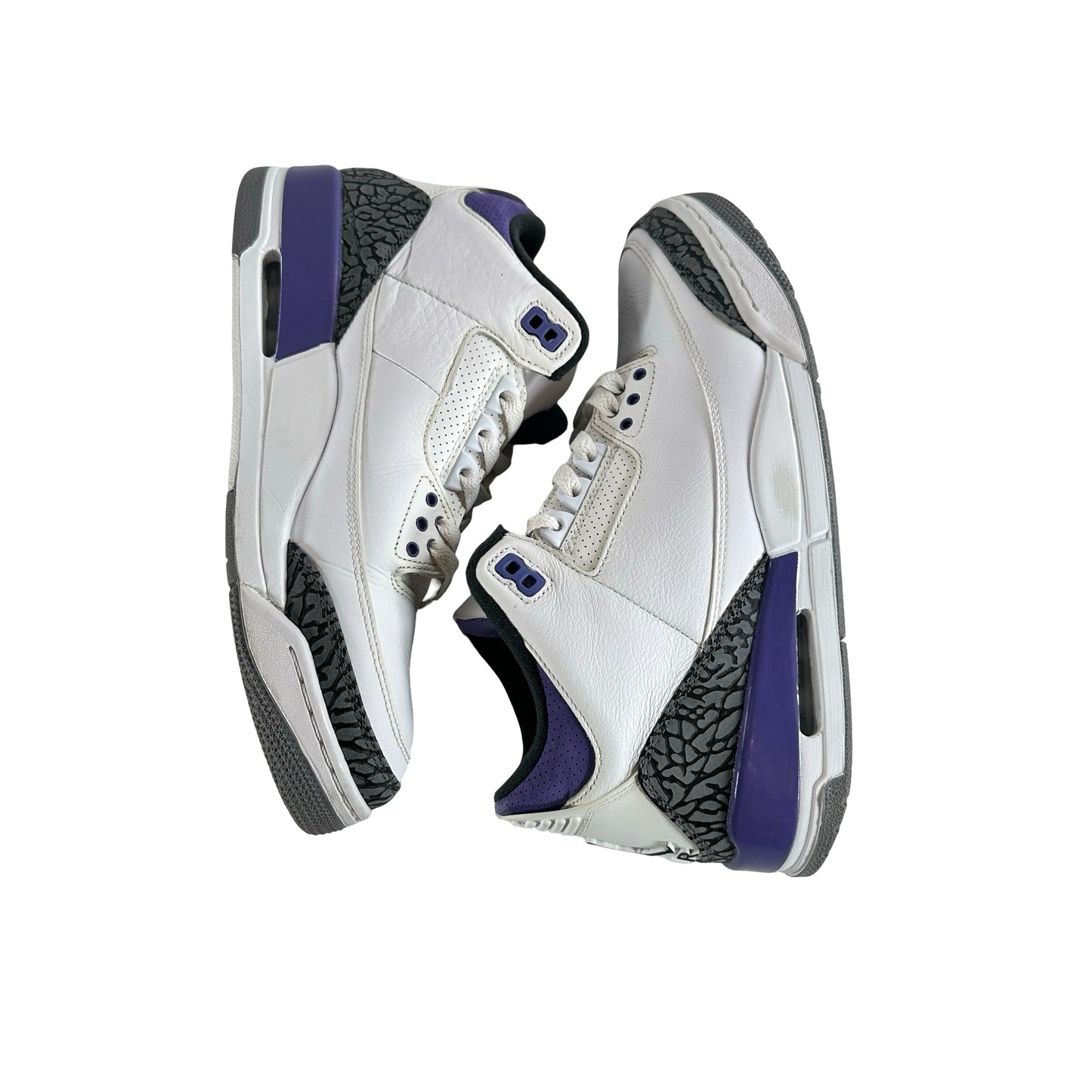 CT8532 105 Jordan 3 Retro Dark Iris [USED] - 9 M (Used) (No Box)