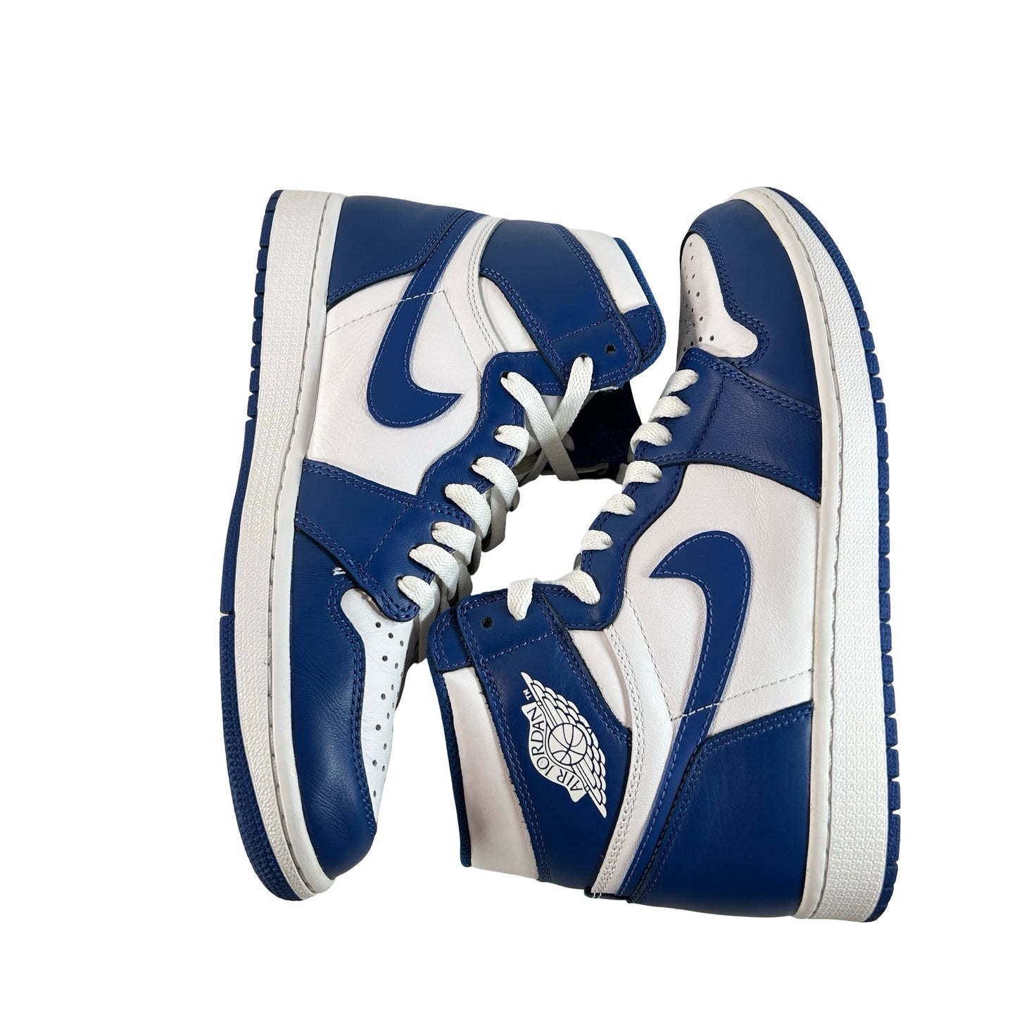 555088 127 Jordan 1 Retro Storm Blue [USED] - 9 M (Used)