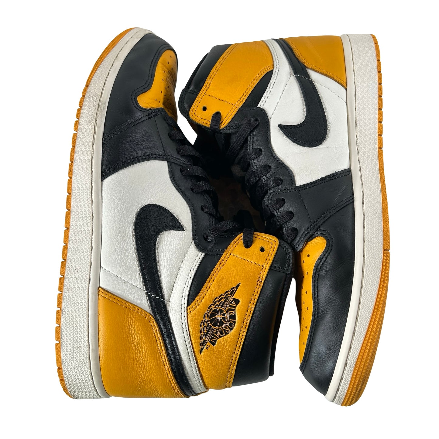555088 711 Jordan 1 Retro High OG Yellow Toe [USED] - 12.5 M (Used)