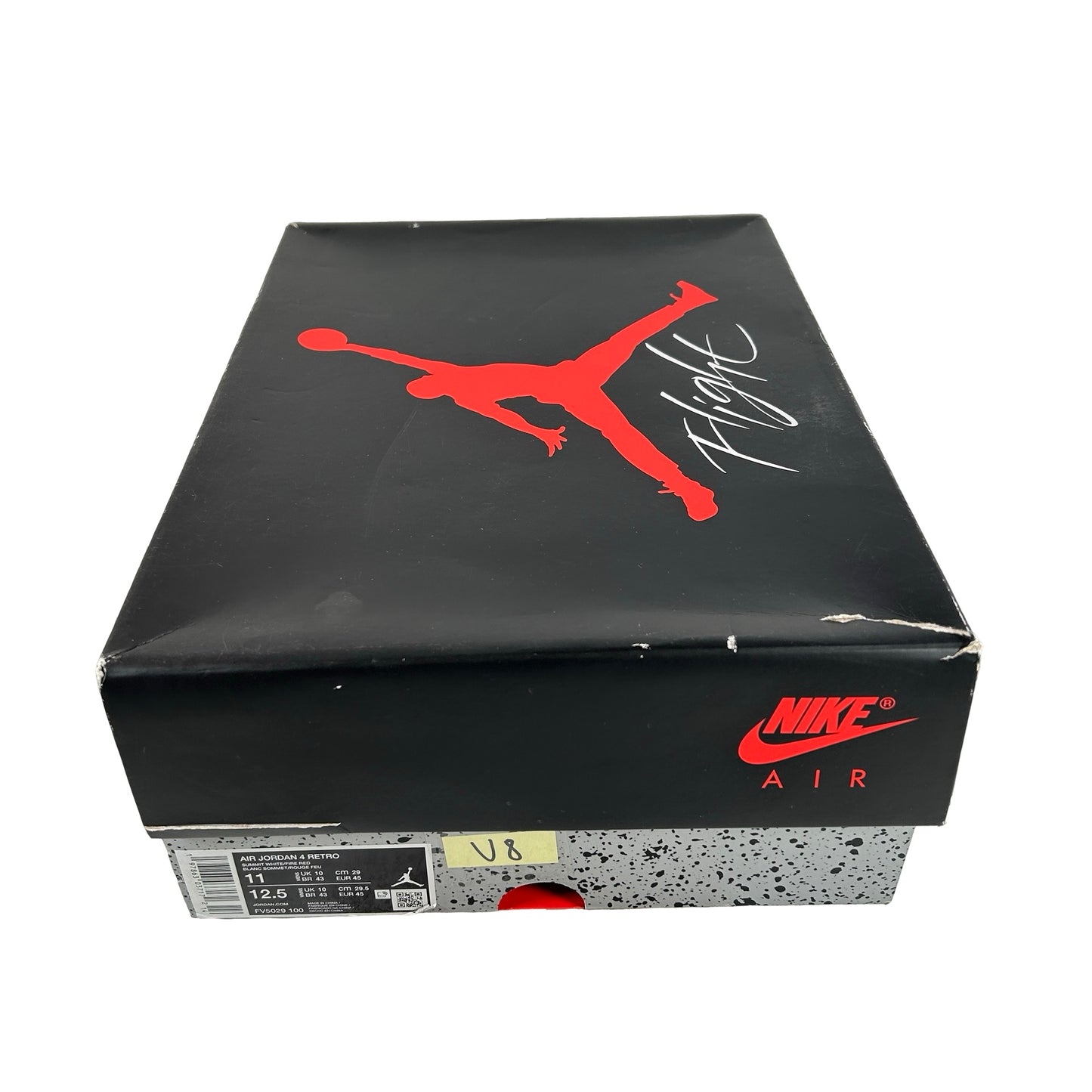 FV5029 100 Jordan 4 Retro White Cement (2025) [USED] - 11 M (Used8)