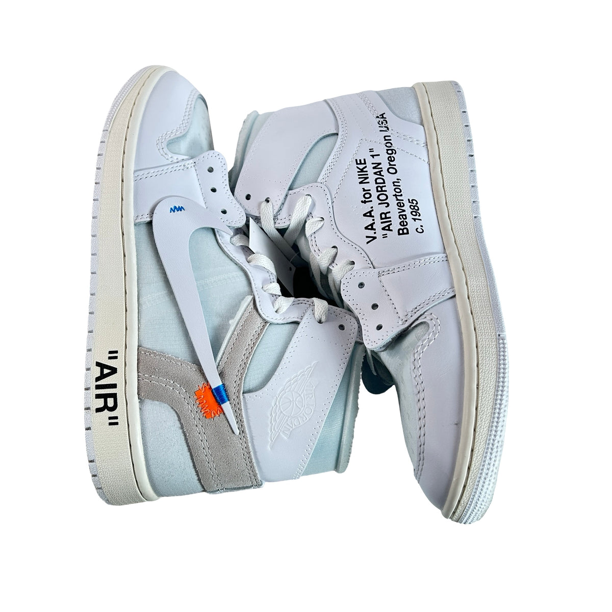 AA3834 100 Jordan 1 Retro High Virgil Abloh Archive Alaska [USED] - 9.5 M (Used)