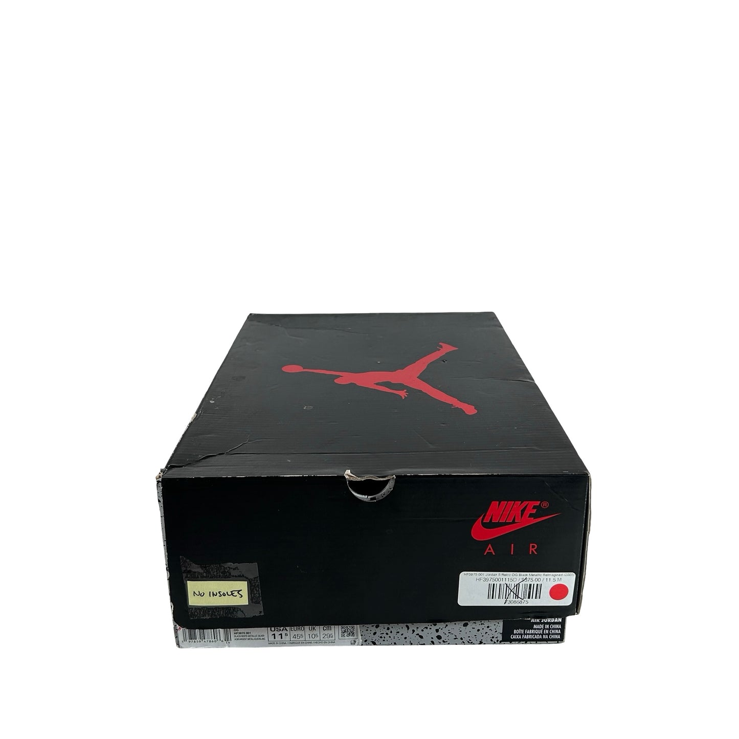 HF3975 001 Jordan 5 Retro OG Black Metallic Reimagined [USED] - 11.5 M (Used) (No Insoles)