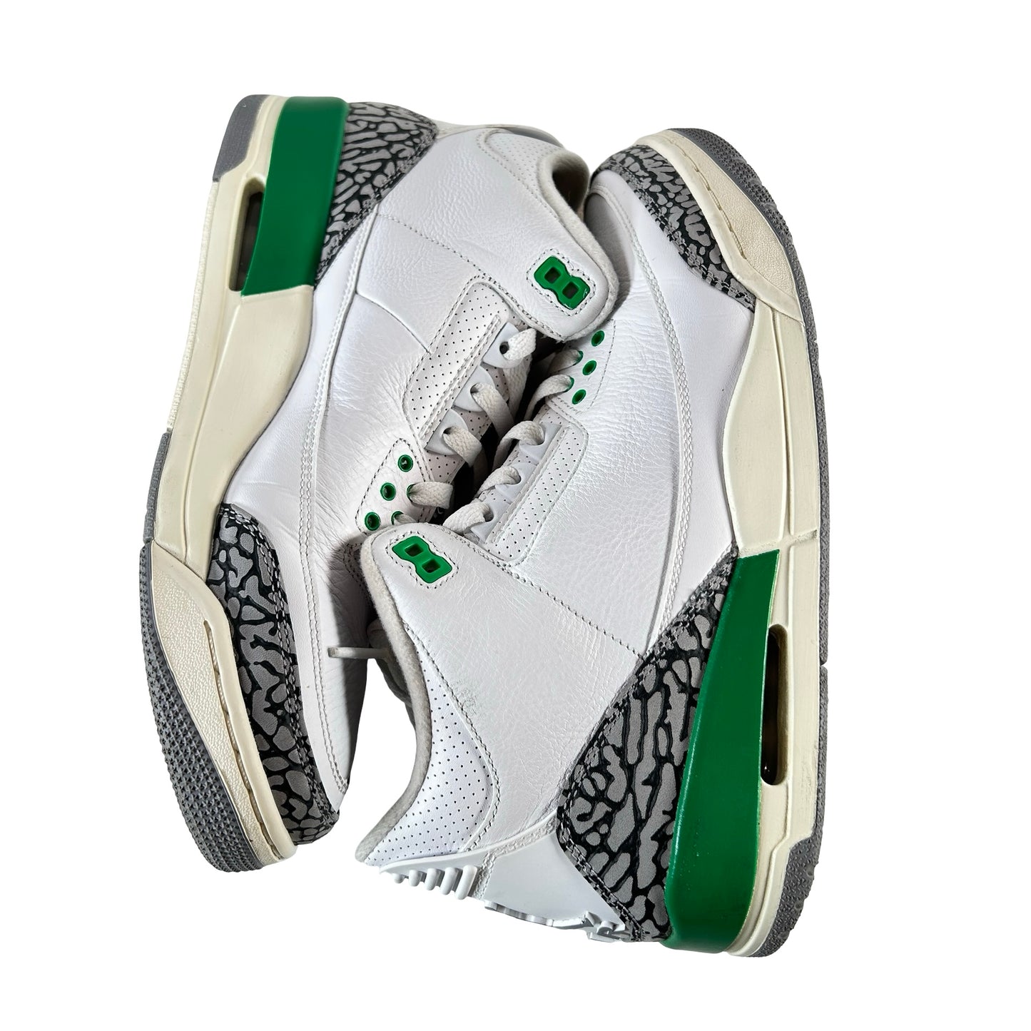 CK9246 136 Jordan 3 Retro Lucky Green (W) [USED] - 11 W (Used)