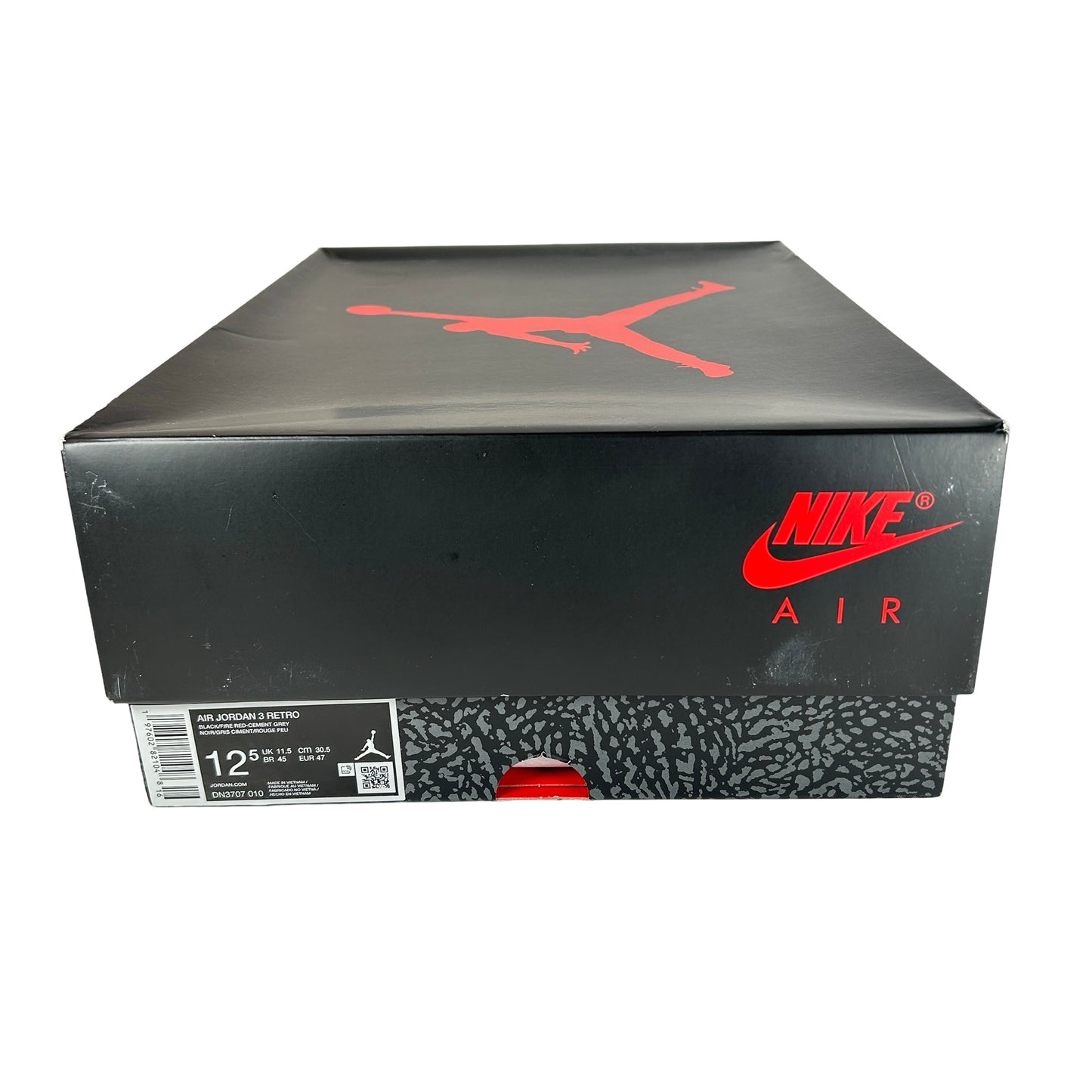 DN3707 010 Jordan 3 Retro Black Cement Reimagined (2024) [USED] - 12.5 M (Used)