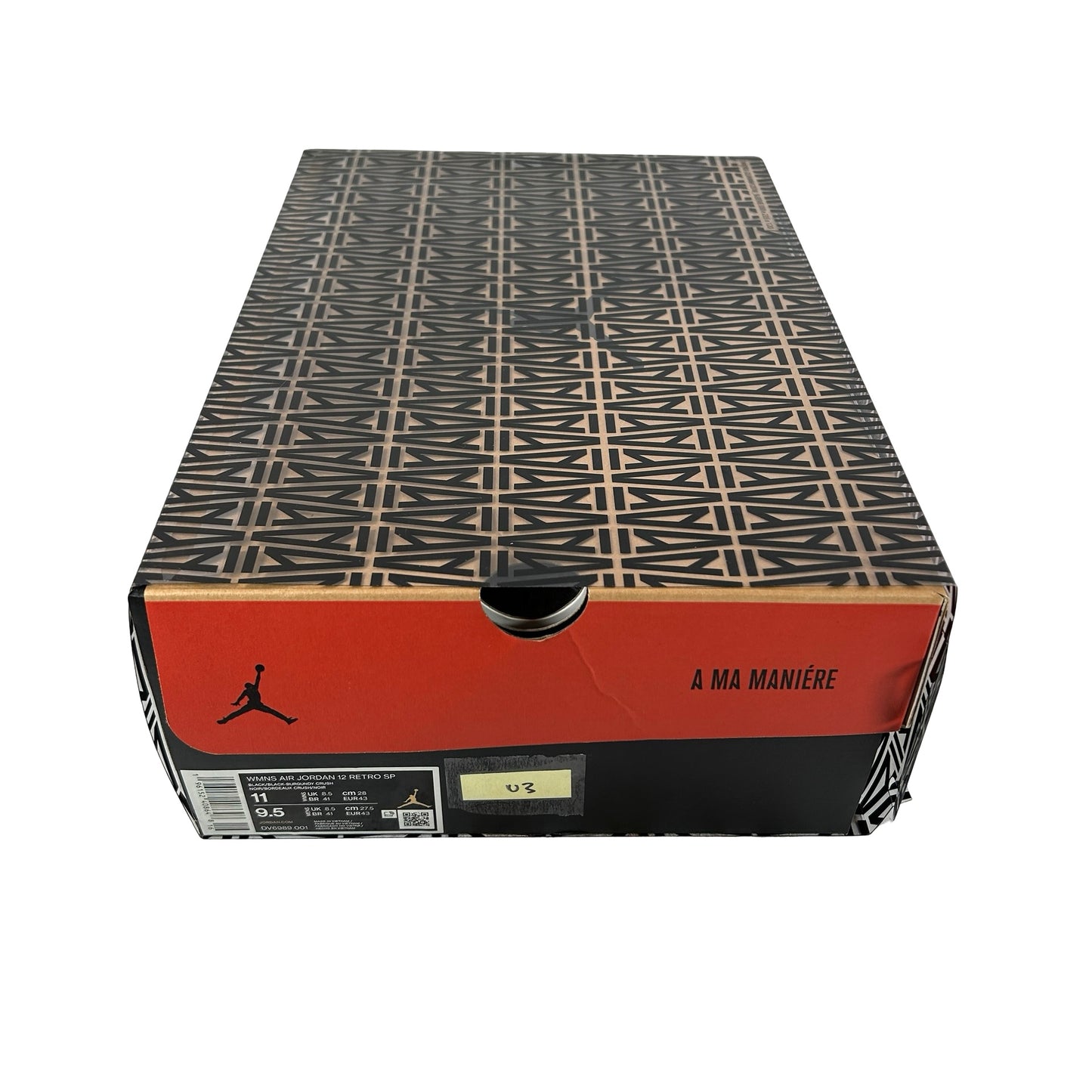 DV6989 001 Jordan 12 Retro SP A Ma Maniére Black (Women's) [USED] - 11 W (Used3)
