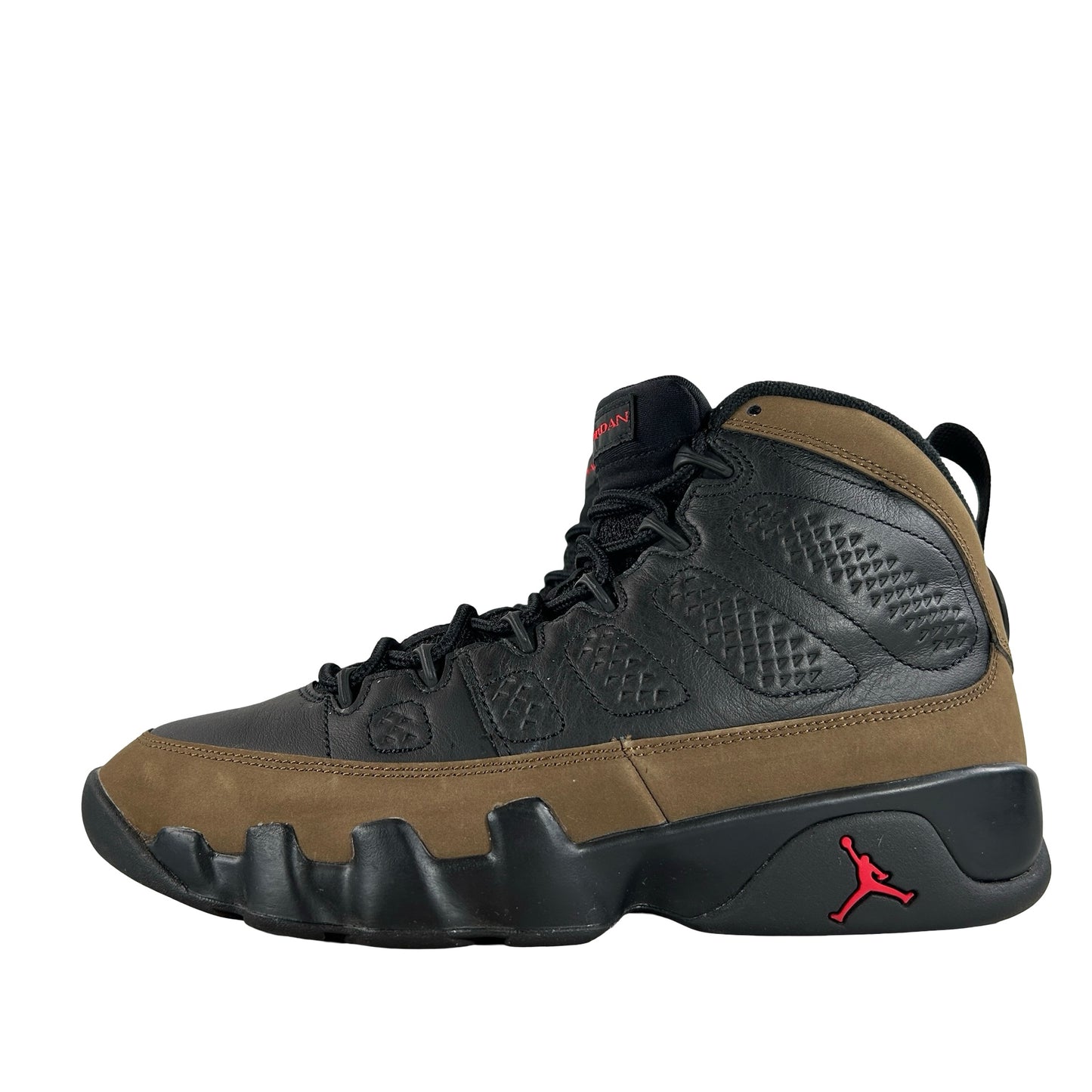 HV4794 030 Air Jordan 9 Retro Olive (2024) [USED] - 7 M (Used3)