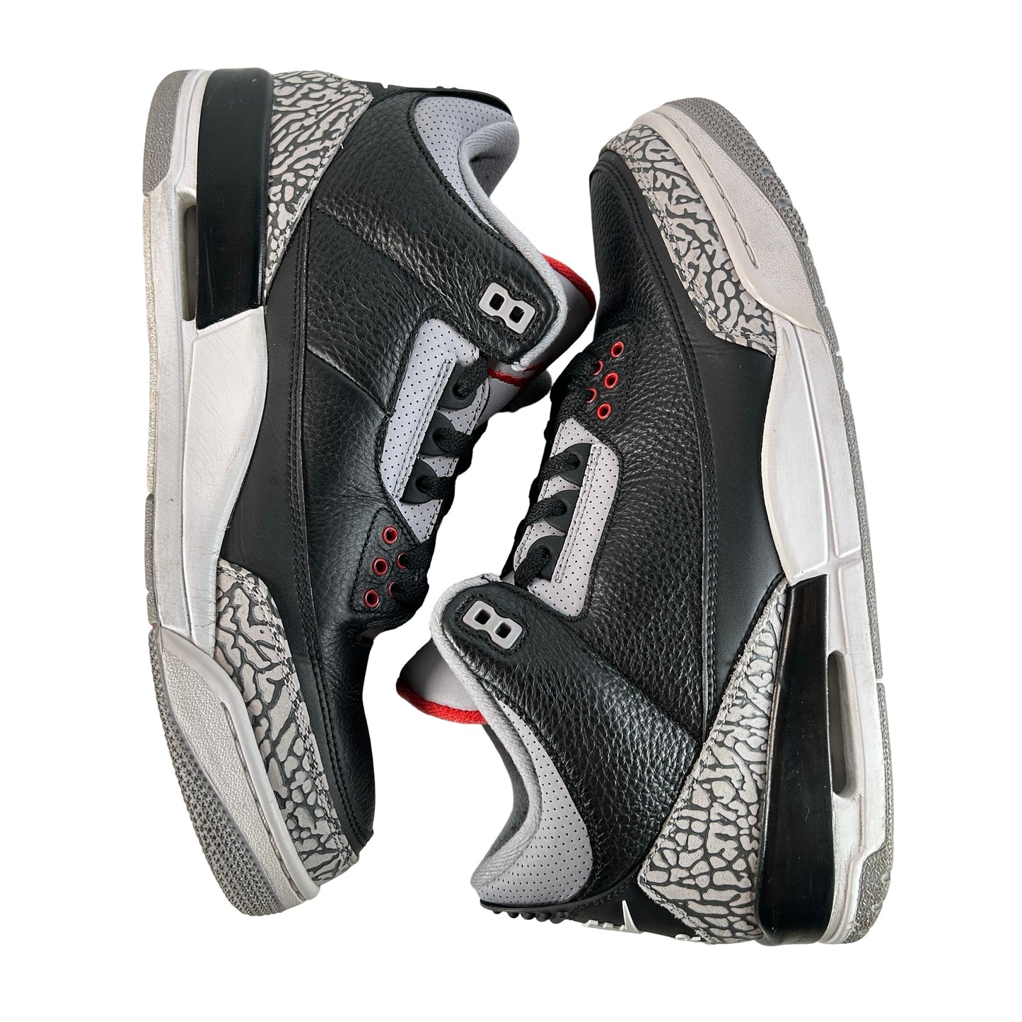 854262 001 Jordan 3 Black Cement 2018 [USED] - 11.5 M (Used6)