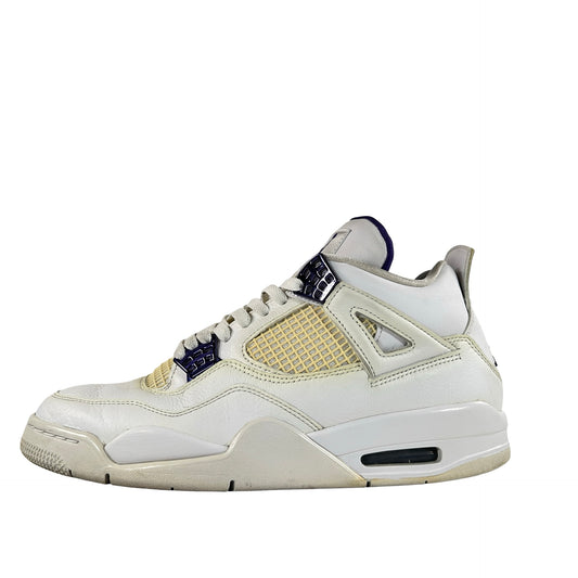 CT8527 115 Jordan 4 Retro Metallic Purple [USED] - 9.5 M (Used) (Replace Box)