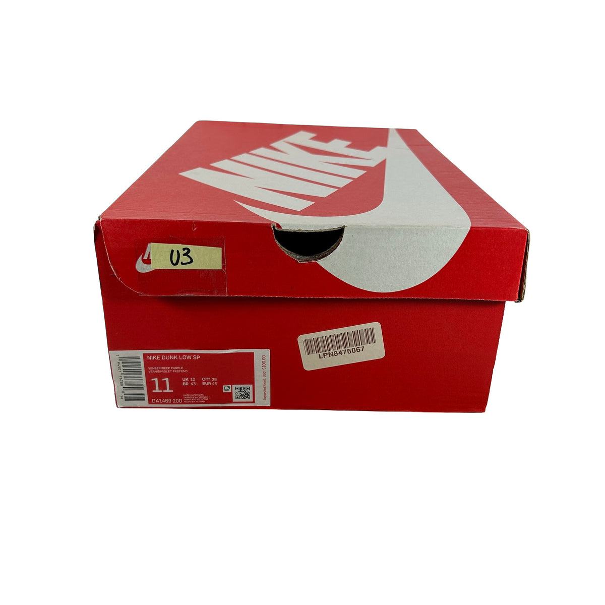 DA1469 200 Nike Dunk Low Veneer (2020) [USED] - 11 M (Used3)