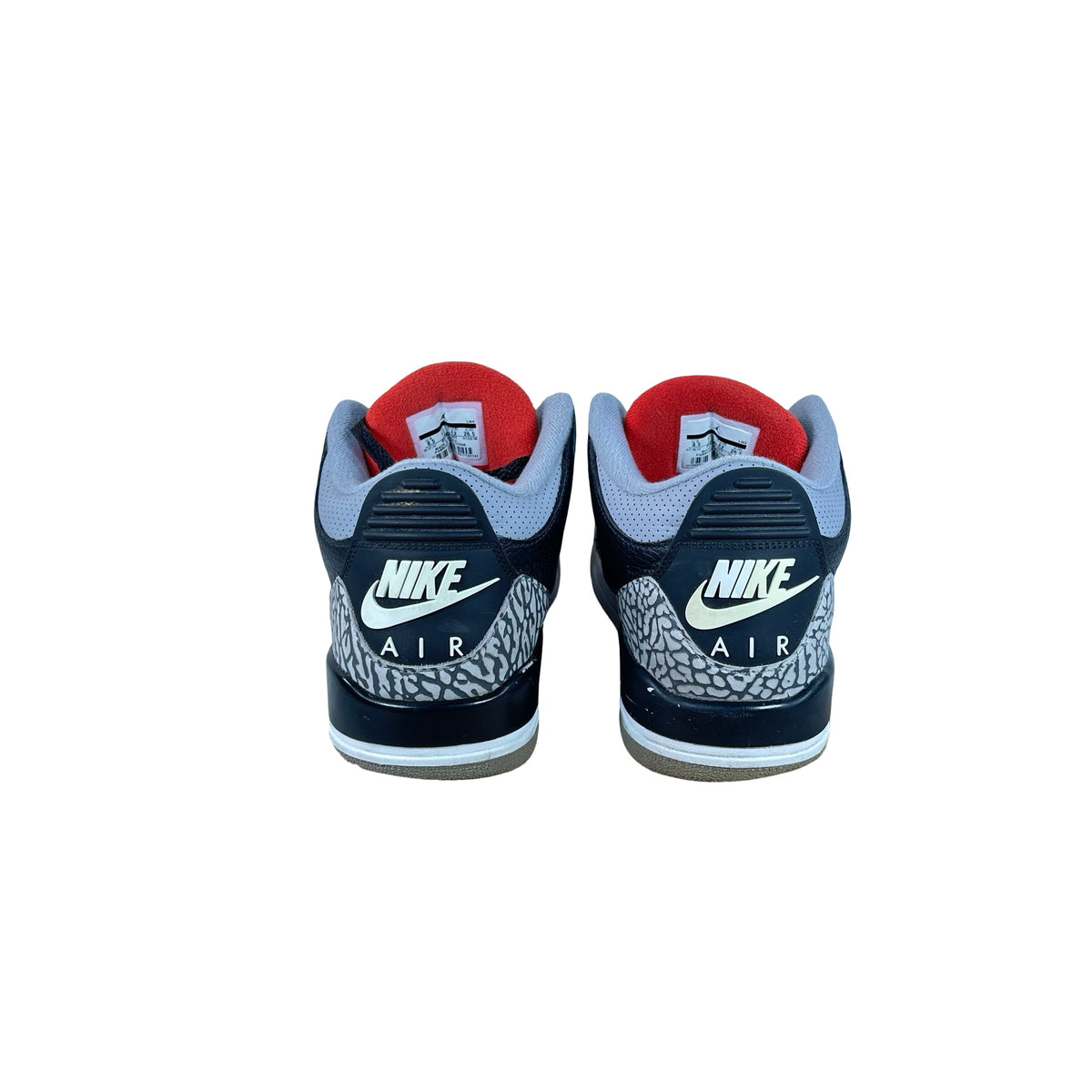 854262 001 Jordan 3 Black Cement 2018 [USED] - 8.5 M (Used11)