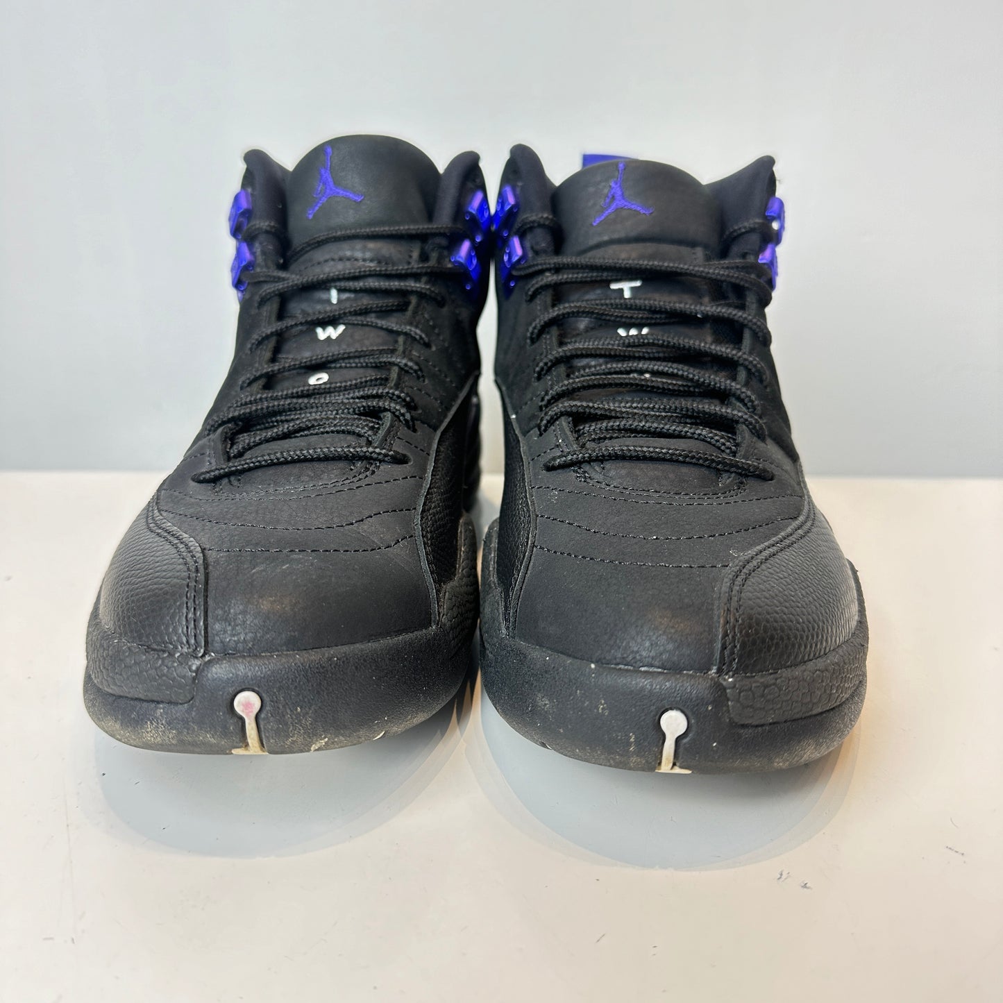 CT8013 005 Jordan 12 Retro Black Dark Concord [USED] - 9.5 M (Used) (No Box)