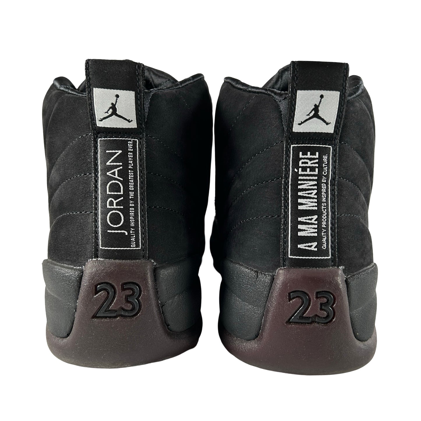 DV6989 001 Jordan 12 Retro SP A Ma Maniére Black (Women's) [USED] - 10.5 W (Used)