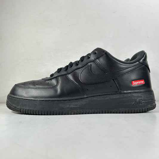 CU9225 001 Air Force 1 Low Supreme Black [USED] - 10 M (Used2)