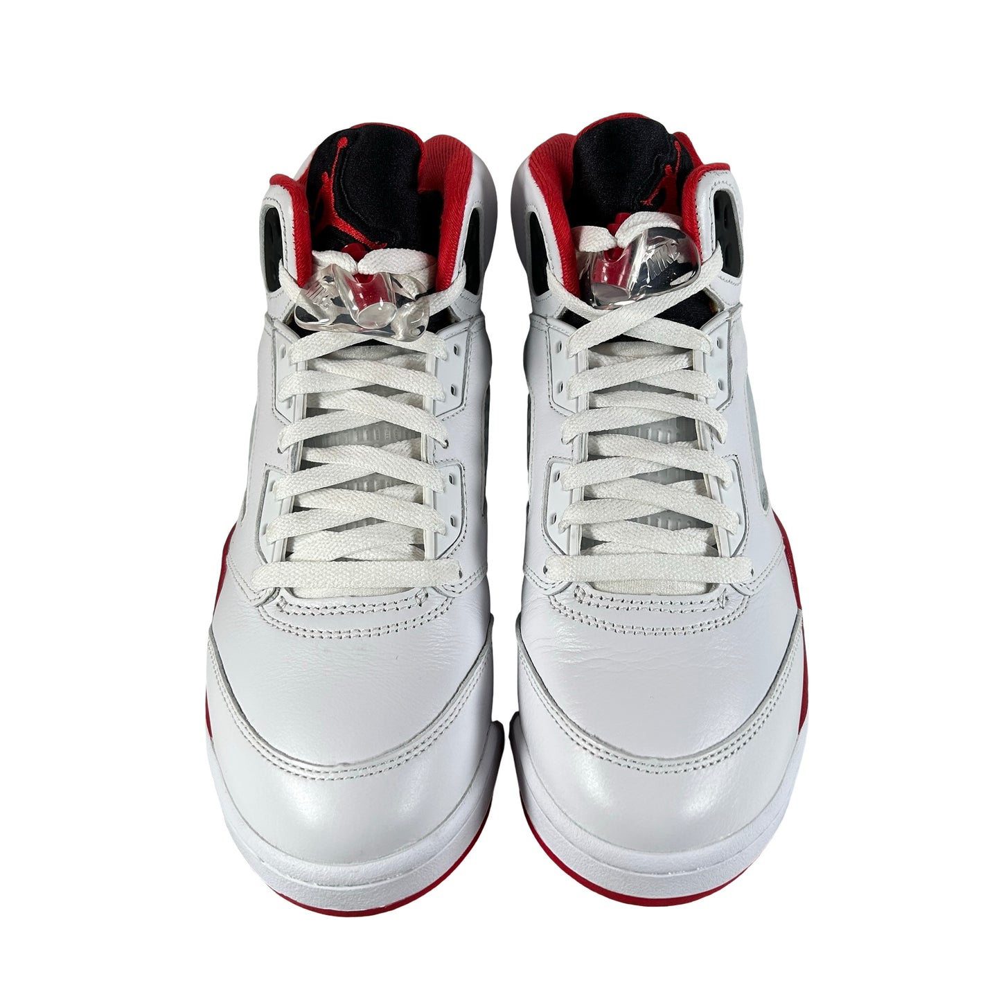 HQ7978 101 Jordan 5 Retro Fire Red Black Tongue (2025) [USED] - 8 M (Used)