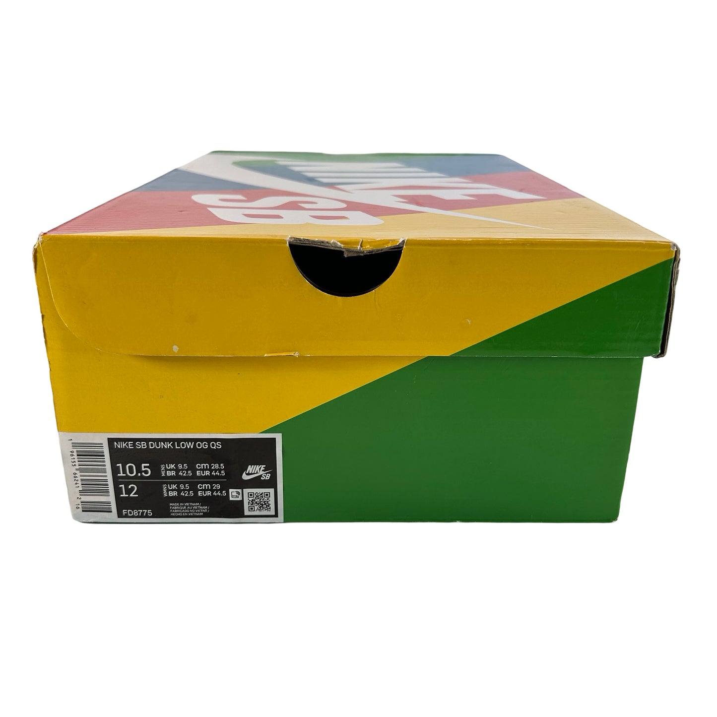 FD8775 001 Nike SB Dunk Low HUF San Francisco [USED] - 10.5 M (VNDS)