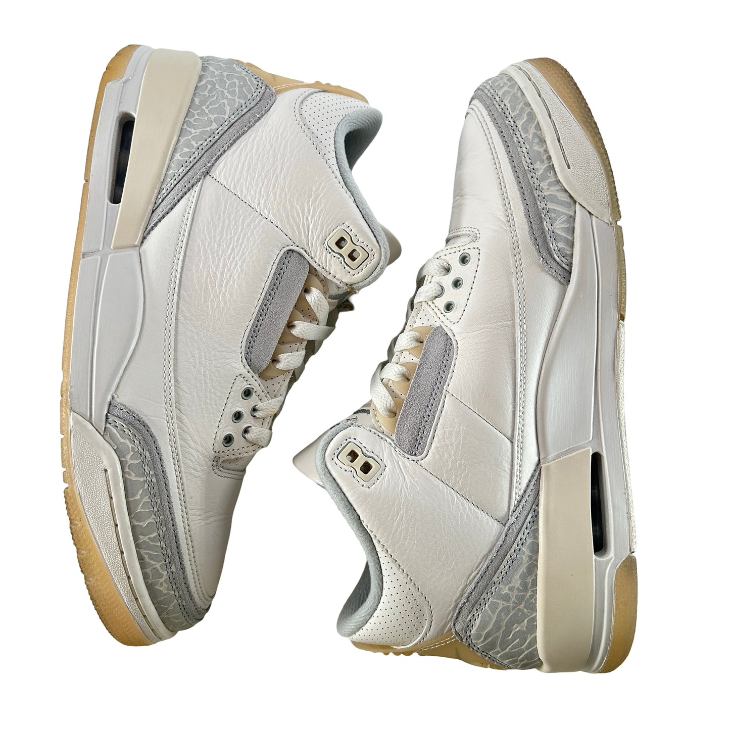 FJ9479 100 Jordan 3 Retro Craft Ivory [USED] - 9.5 M (Used)