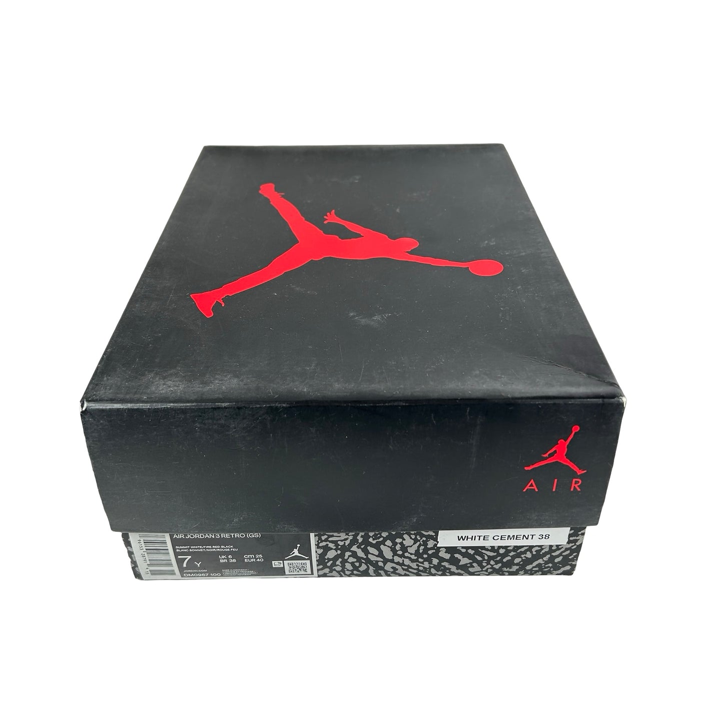 DM0967 100 Jordan 3 Retro White Cement Reimagined (GS) [CONDITIONAL] - 7Y (Creased Toe Box)