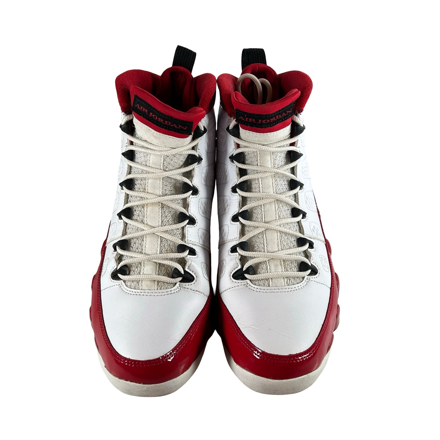 302370 160 Jordan 9 Retro White Gym Red [USED] - 9 M (Used)