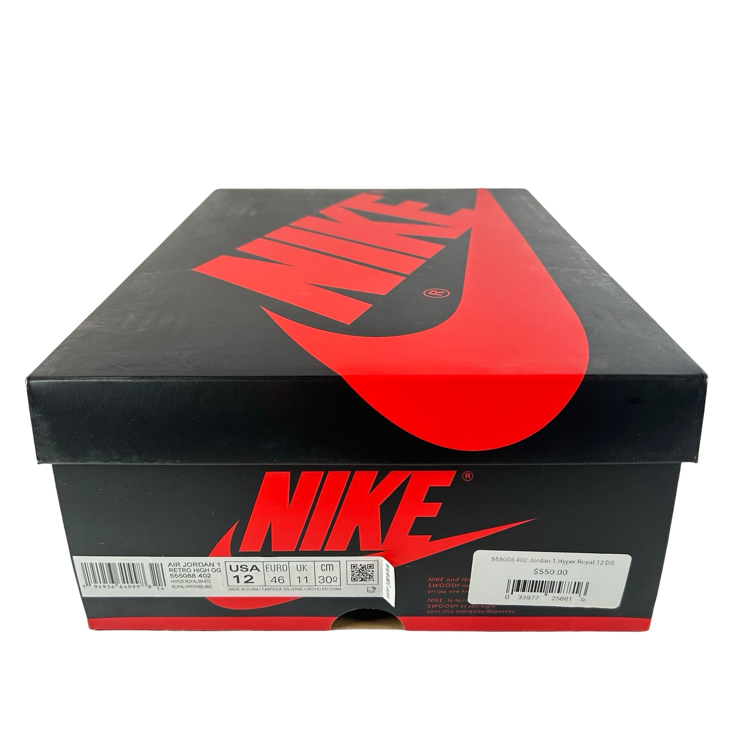 555088 402 Jordan 1 Hyper Royal [USED] - 12 M (Used)