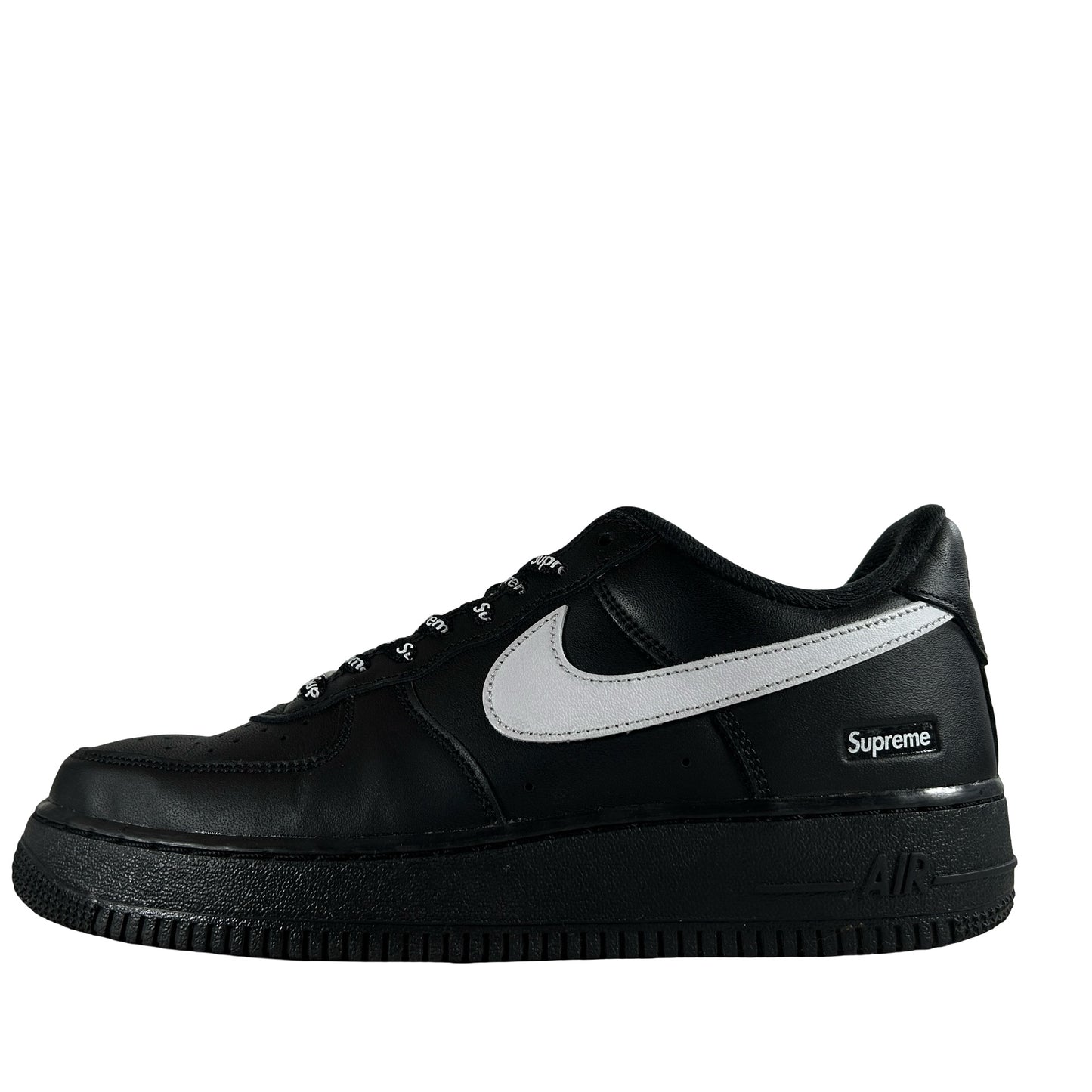 CU9225 002 Nike Air Force 1 Low Supreme Black White [USED] - 8 M (Used2)