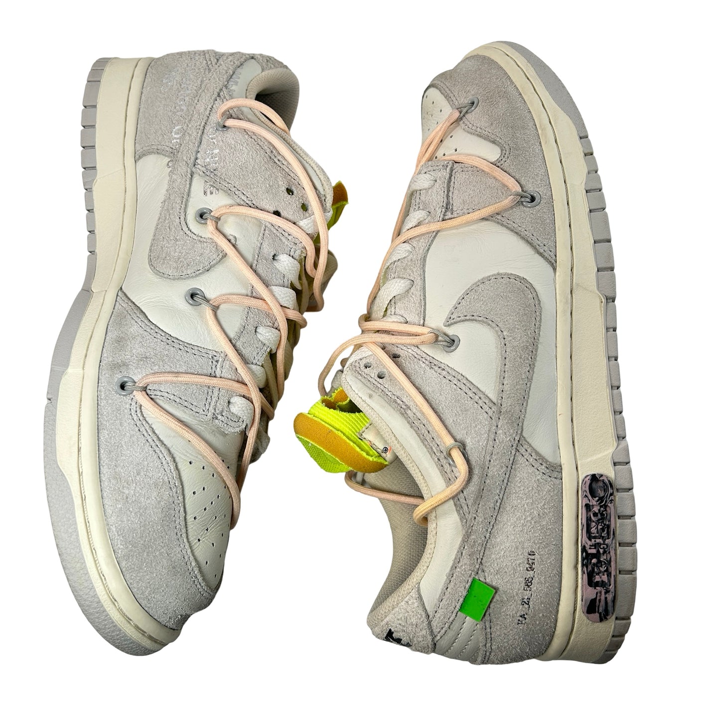DJ0950 100 Nike Dunk Low Off-White Lot 12 [USED] - 11 M (Used)