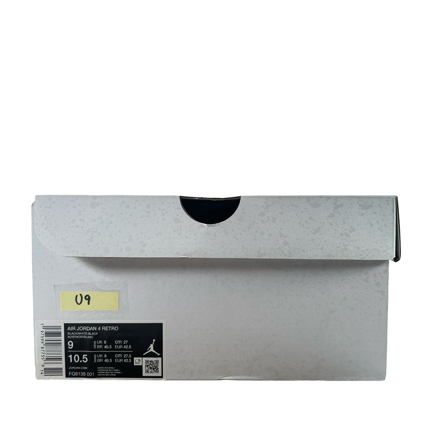 FQ8138 001 Jordan 4 Retro White Thunder [USED] - 9 M (Used9)