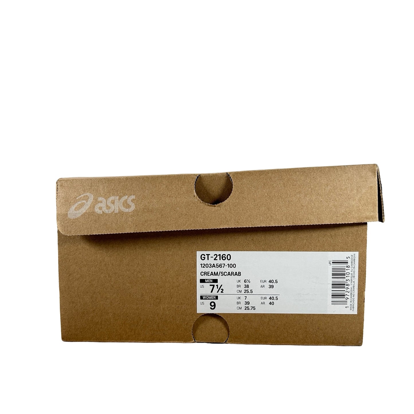 1203A567 100 ASICS GT-2160 Kith Cream Scarab (2024) [USED] - 7.5 M (Used)