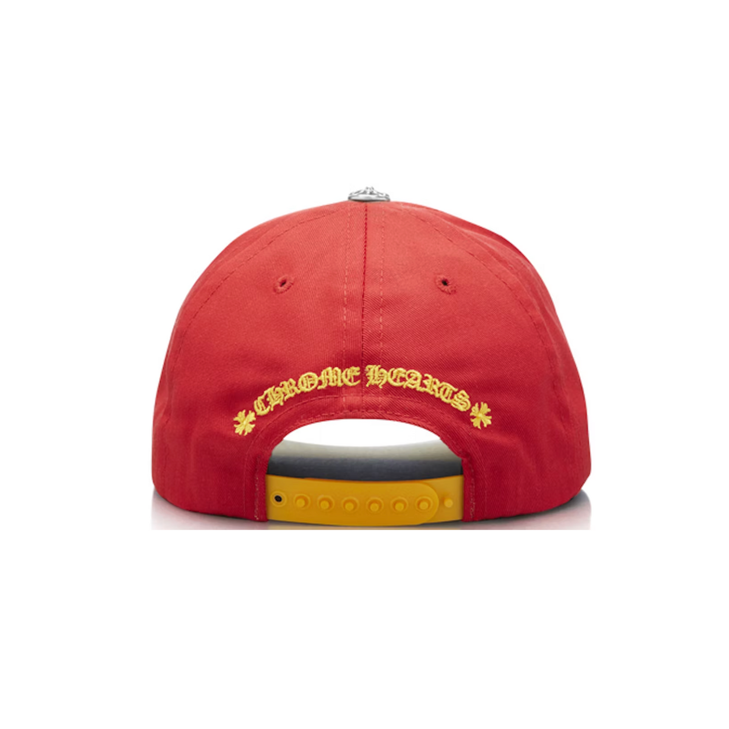 Chrome Hearts CH Silver Button Hat Red/Yellow