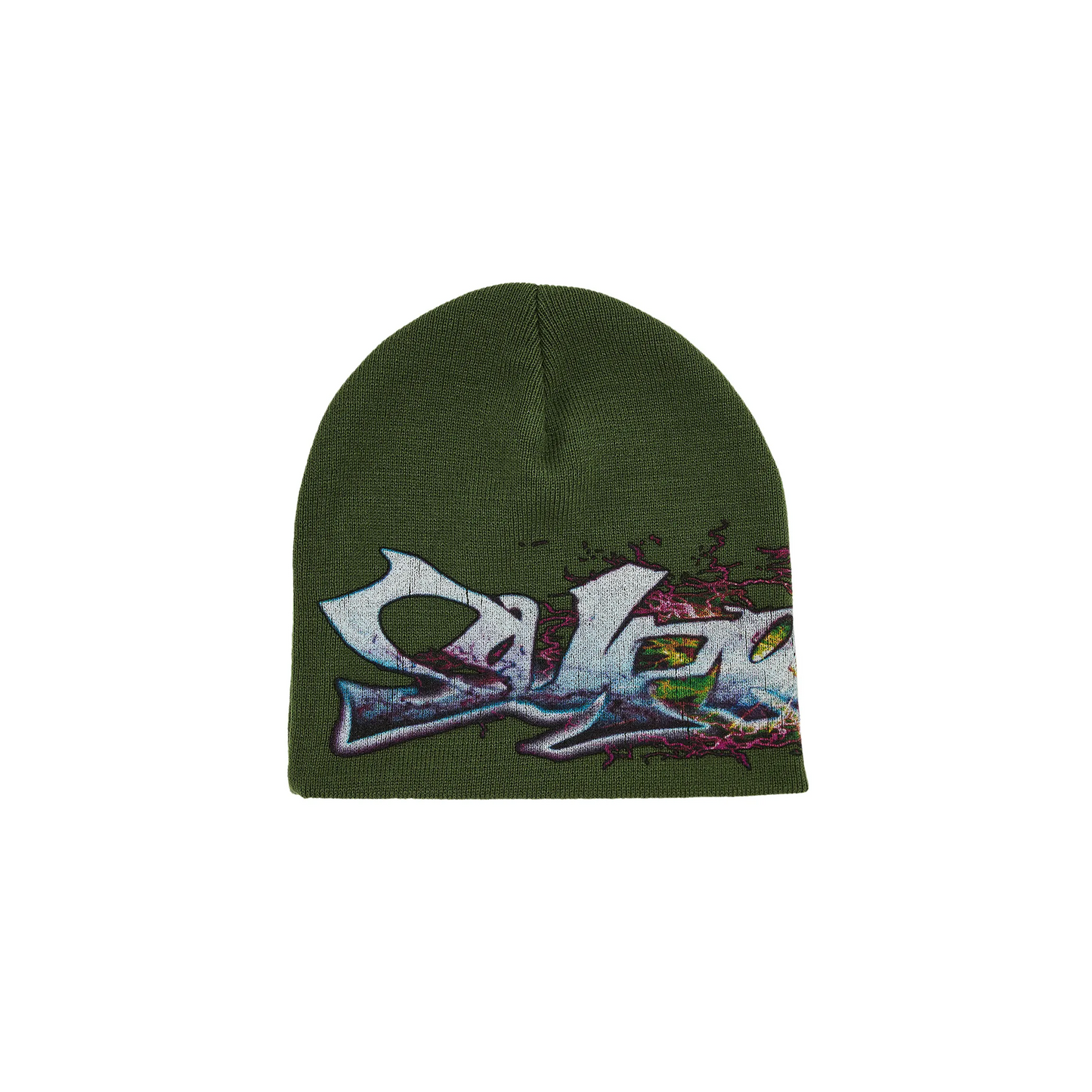 Supreme Tag Beanie (FW25) Green – DISTRICT ONE NY