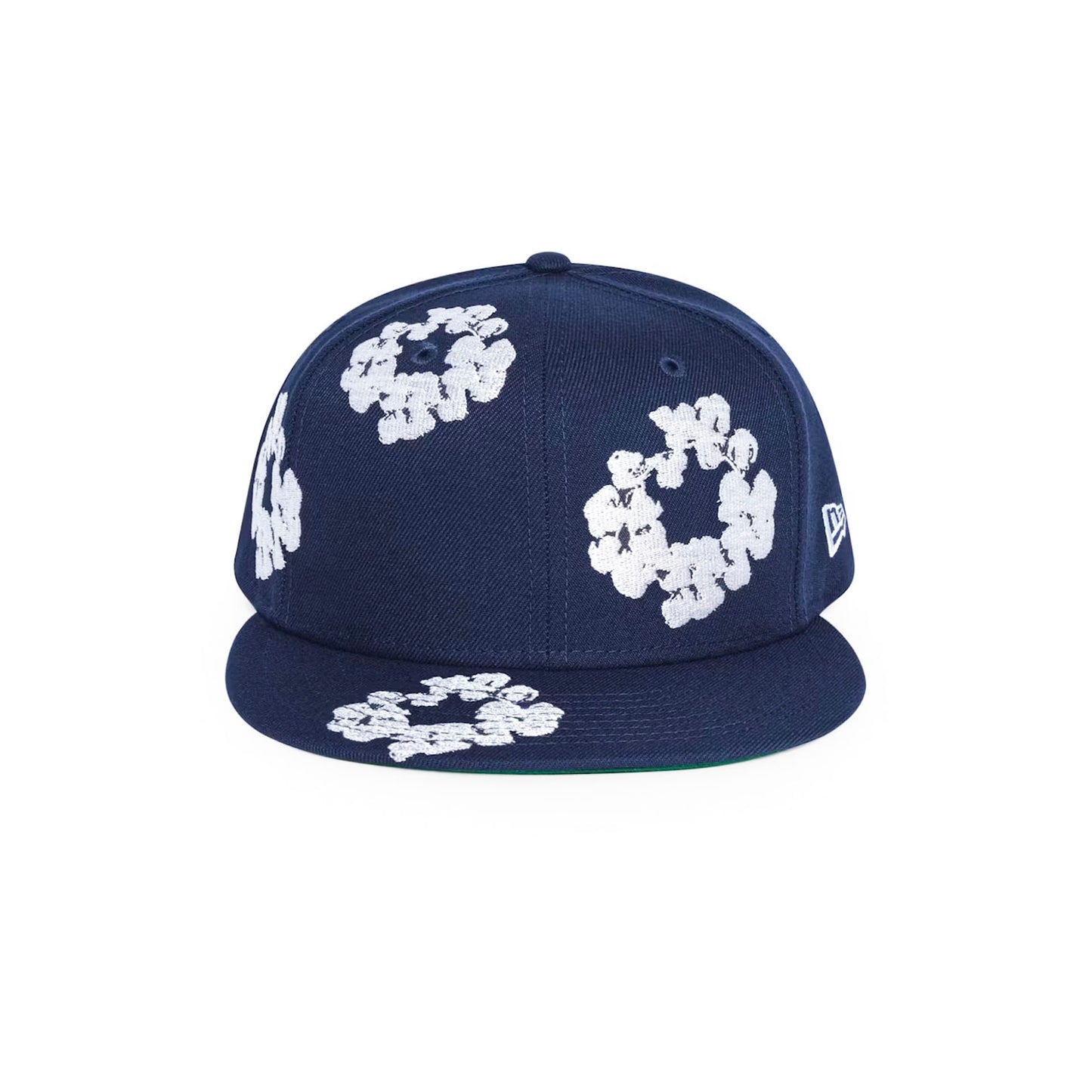 Denim Tears New Era Cotton Wreath 59/50 Cap Navy