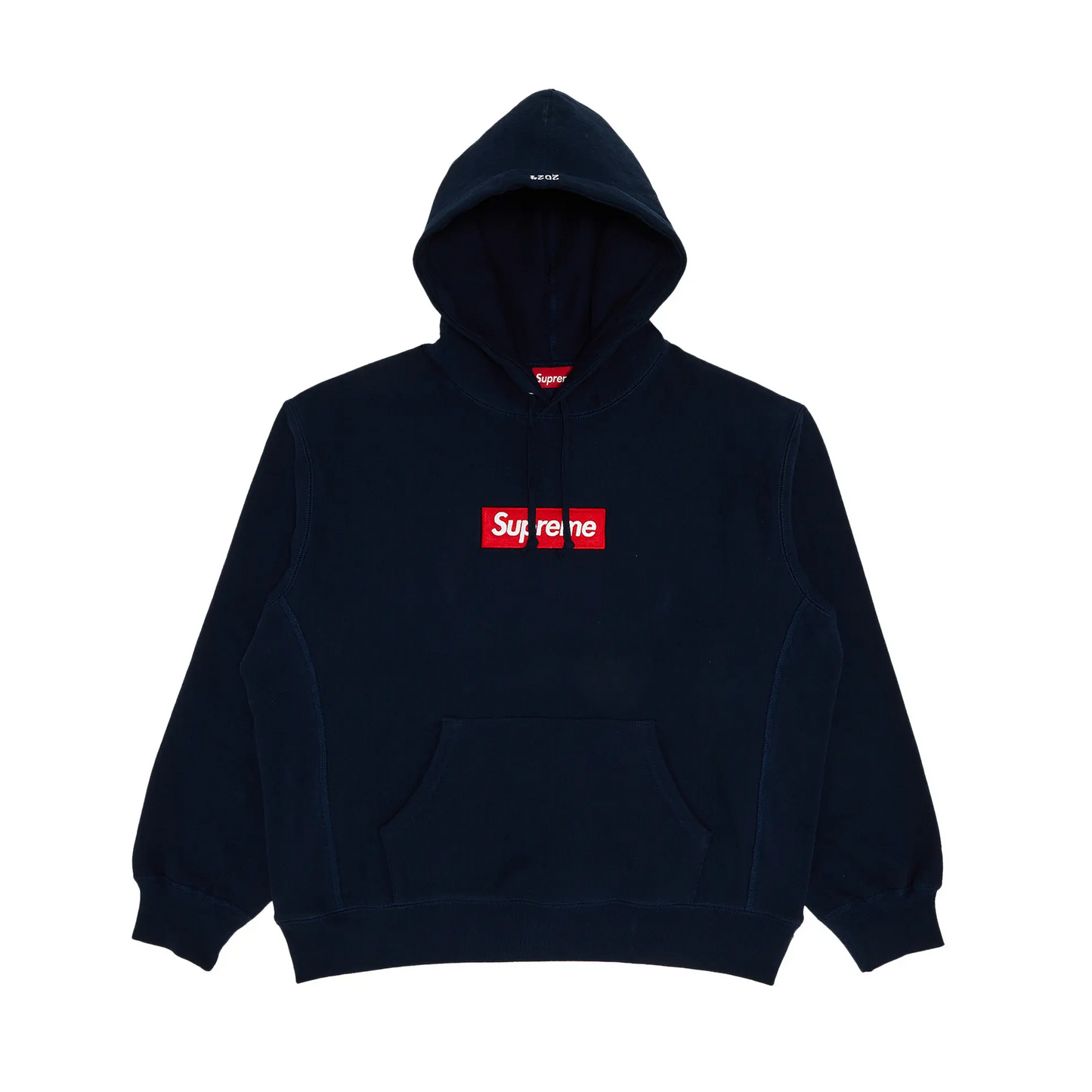 Supreme Box Logo Hooded Sweatshirt Sweatshirt (FW24) Navy [USED] - M (Used)