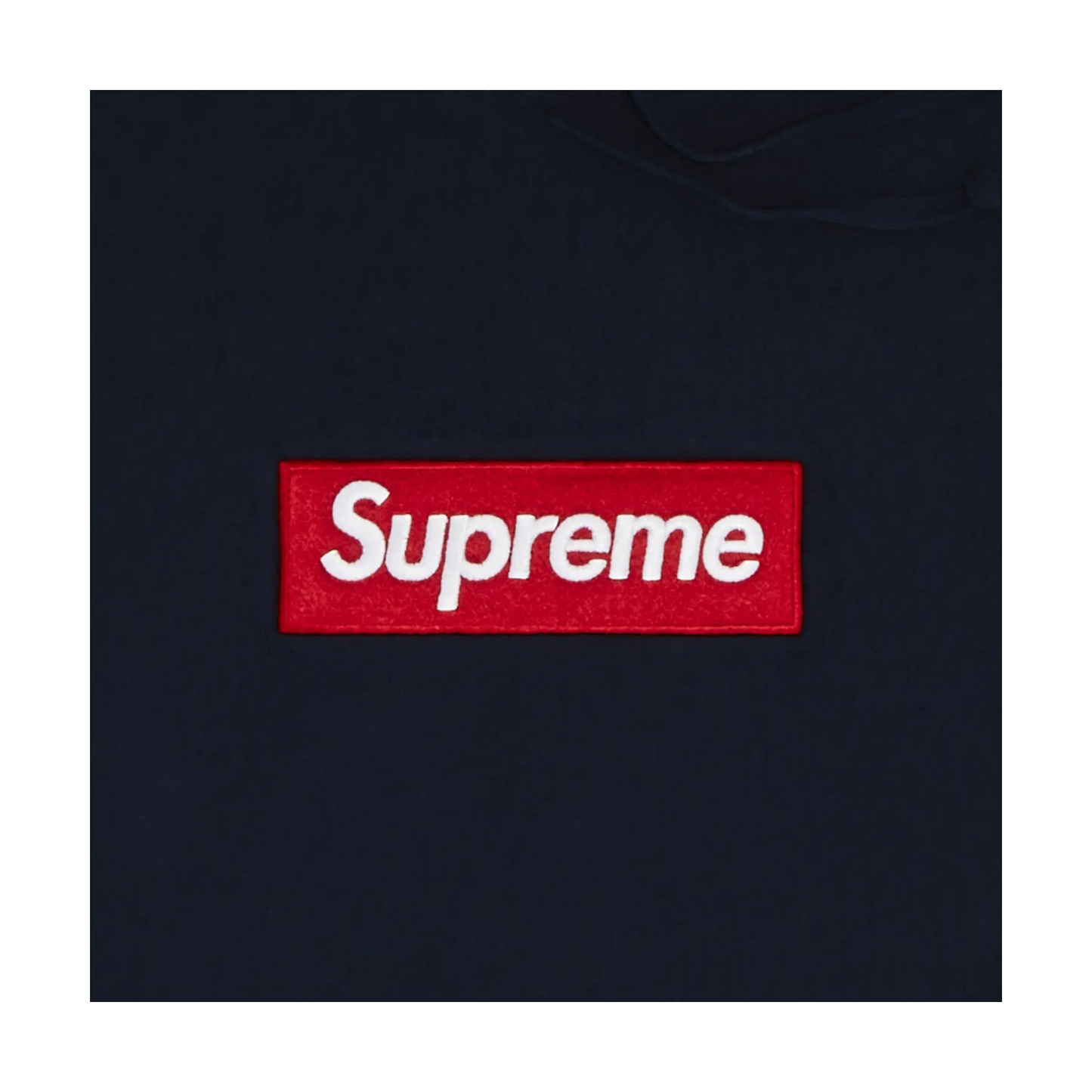 Supreme Box Logo Hooded Sweatshirt Sweatshirt (FW24) Navy [USED] - M (Used)
