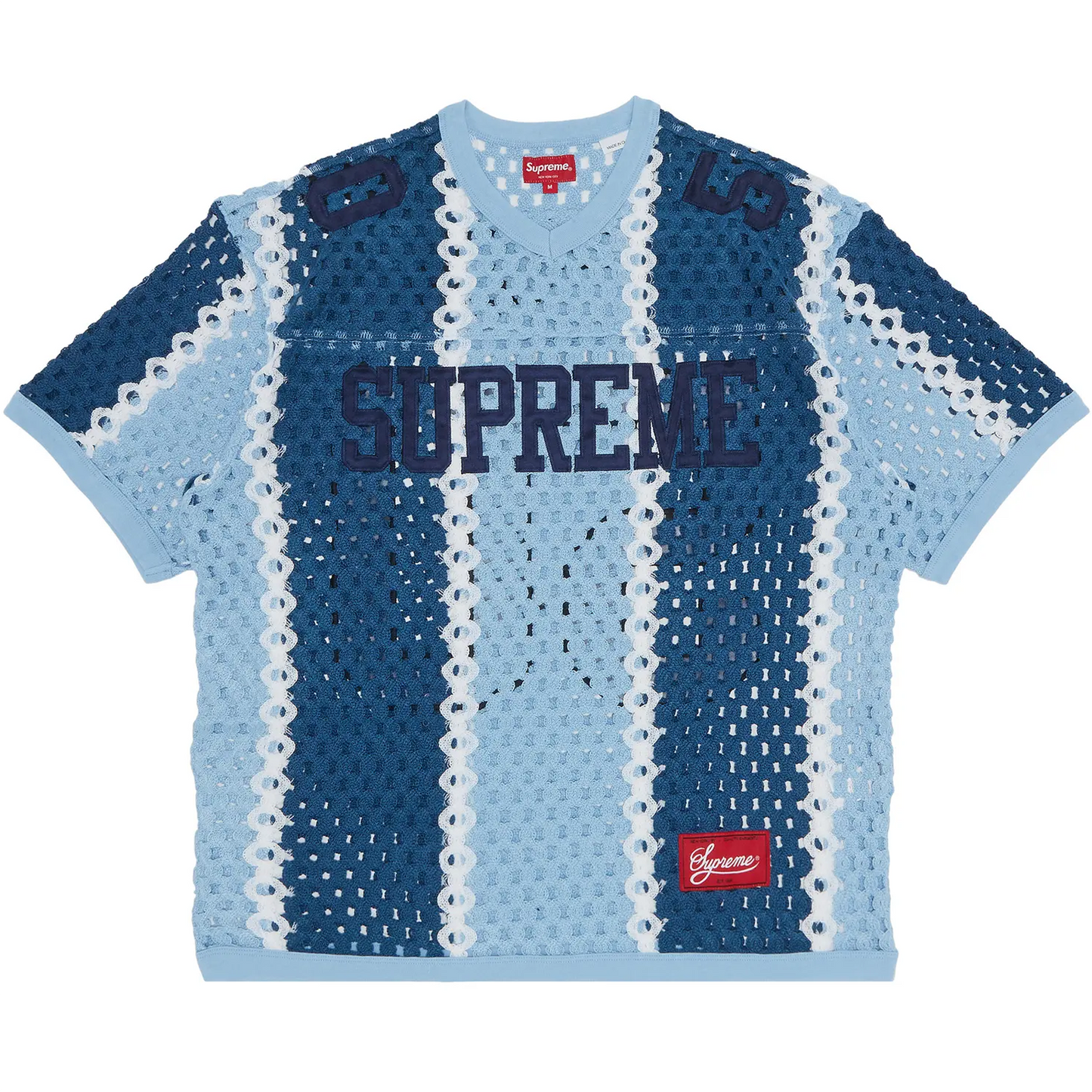 Supreme Crochet Football Jersey Slate [USED] - S (Used)