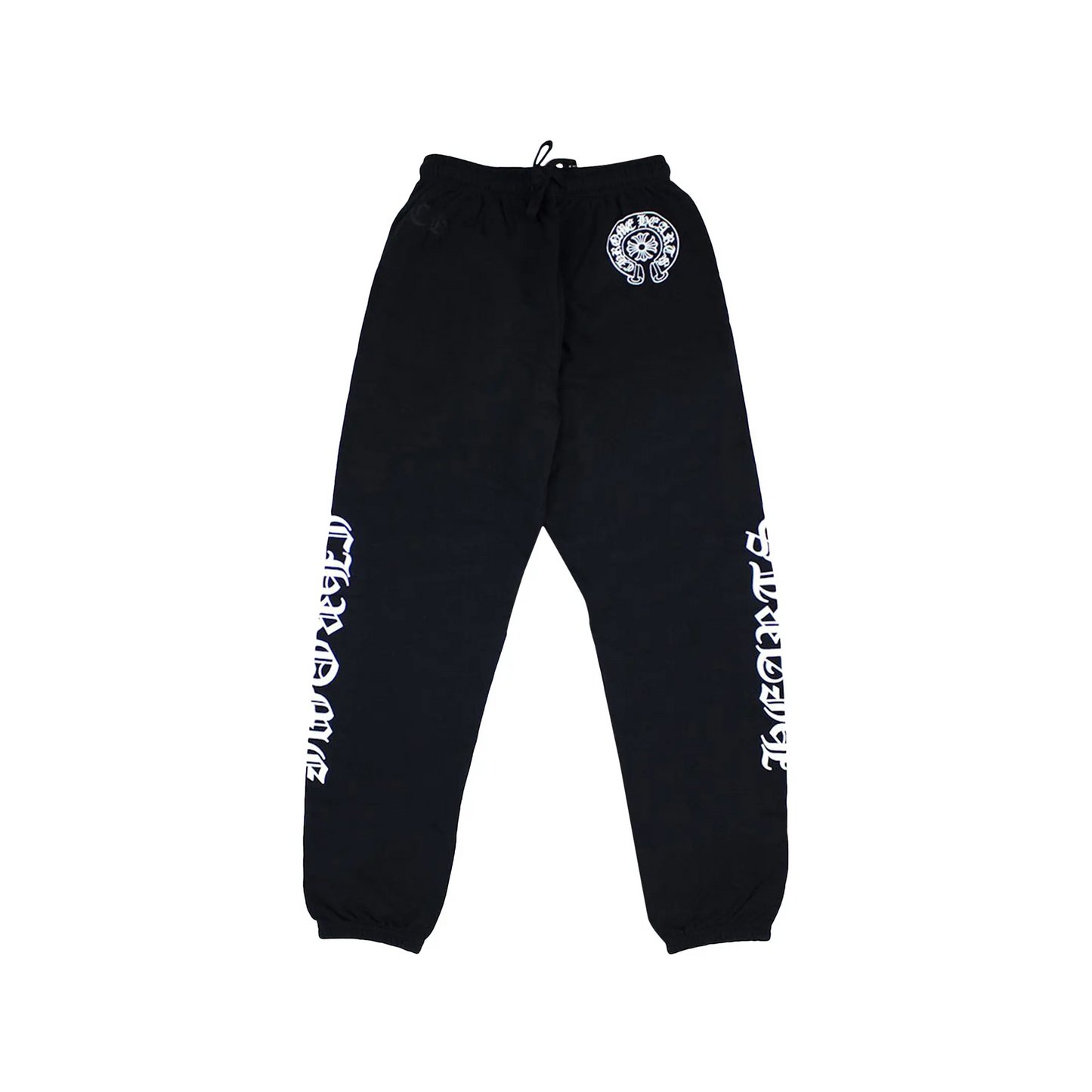 Chrome Hearts Horse Shoe Logo Sweatpants Black [USED] - L (Used)