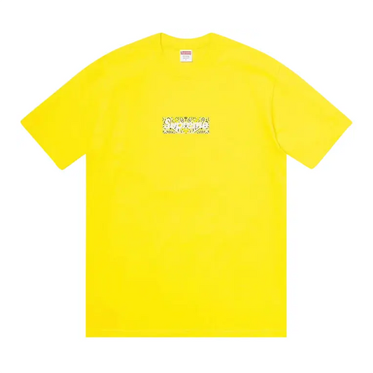 Supreme Bandana Box Logo Tee Yellow