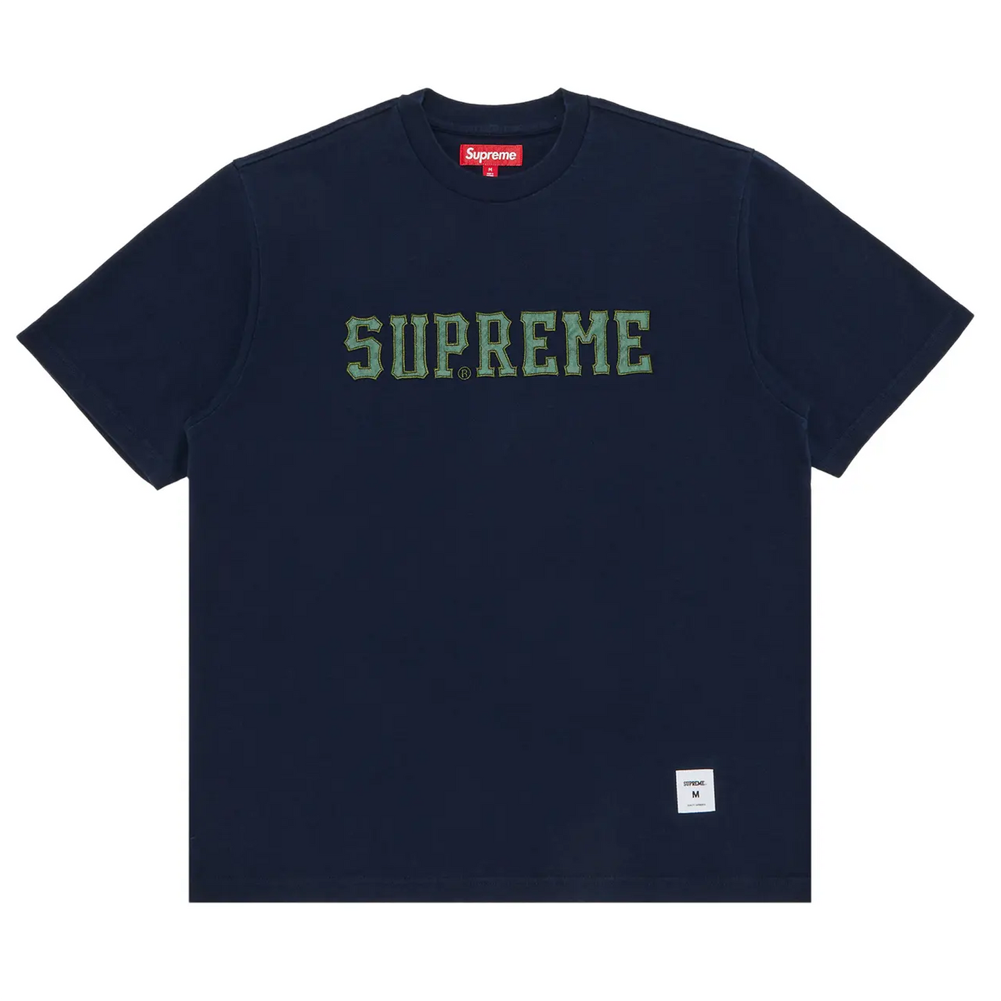 Supreme Twill Applique S/S Top Navy