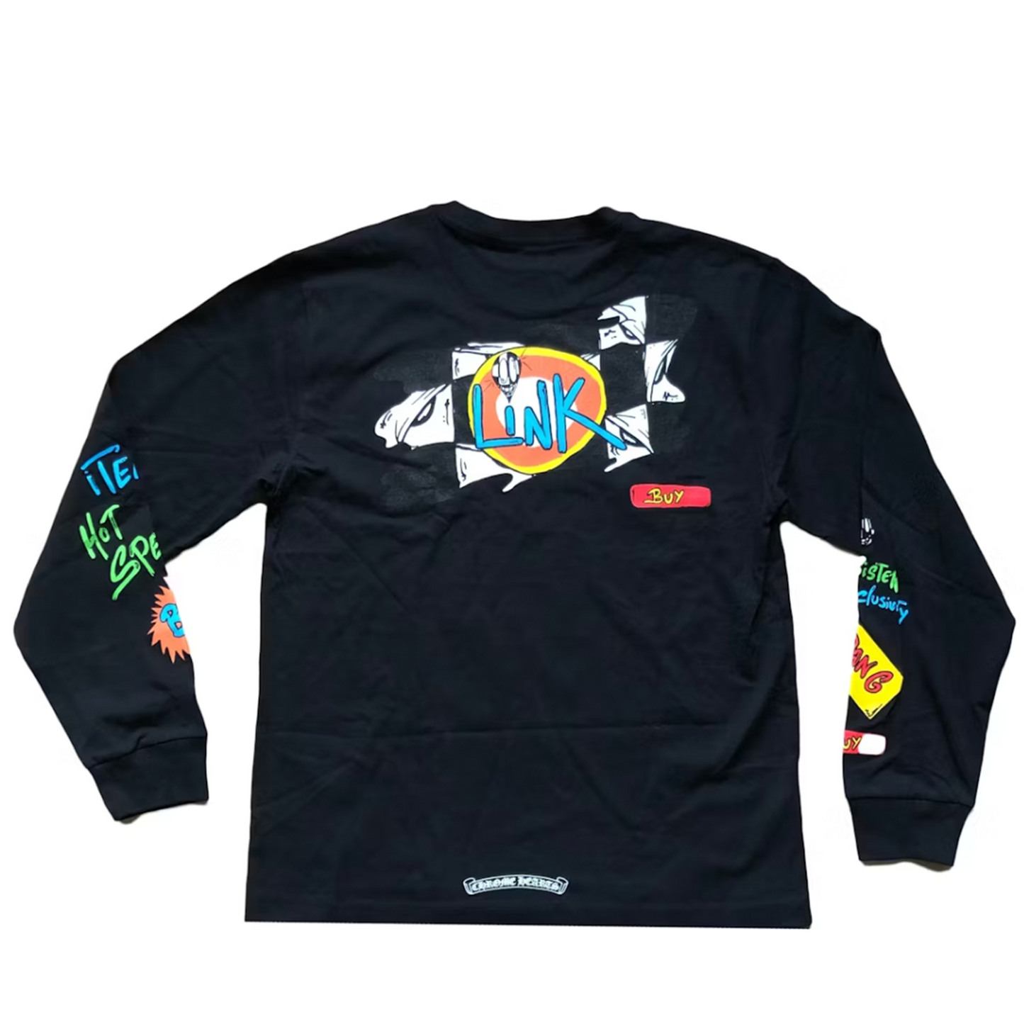 Chrome Hearts Matty Boy Sex Records Link L/S T-shirt Black [USED] - M (Used)