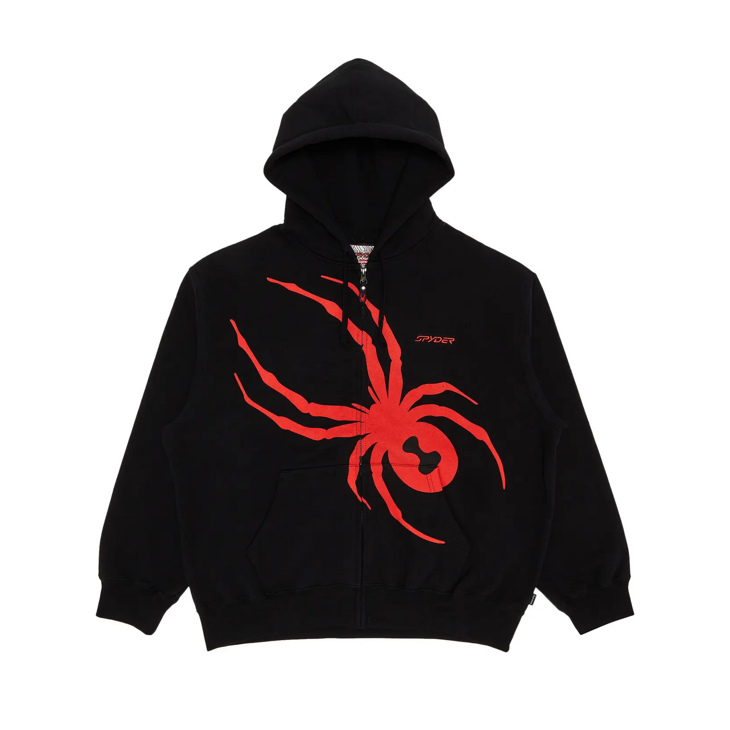 Supreme Spyder Zip Up Hooded Sweatshirt Black [USED] - M (Used2)