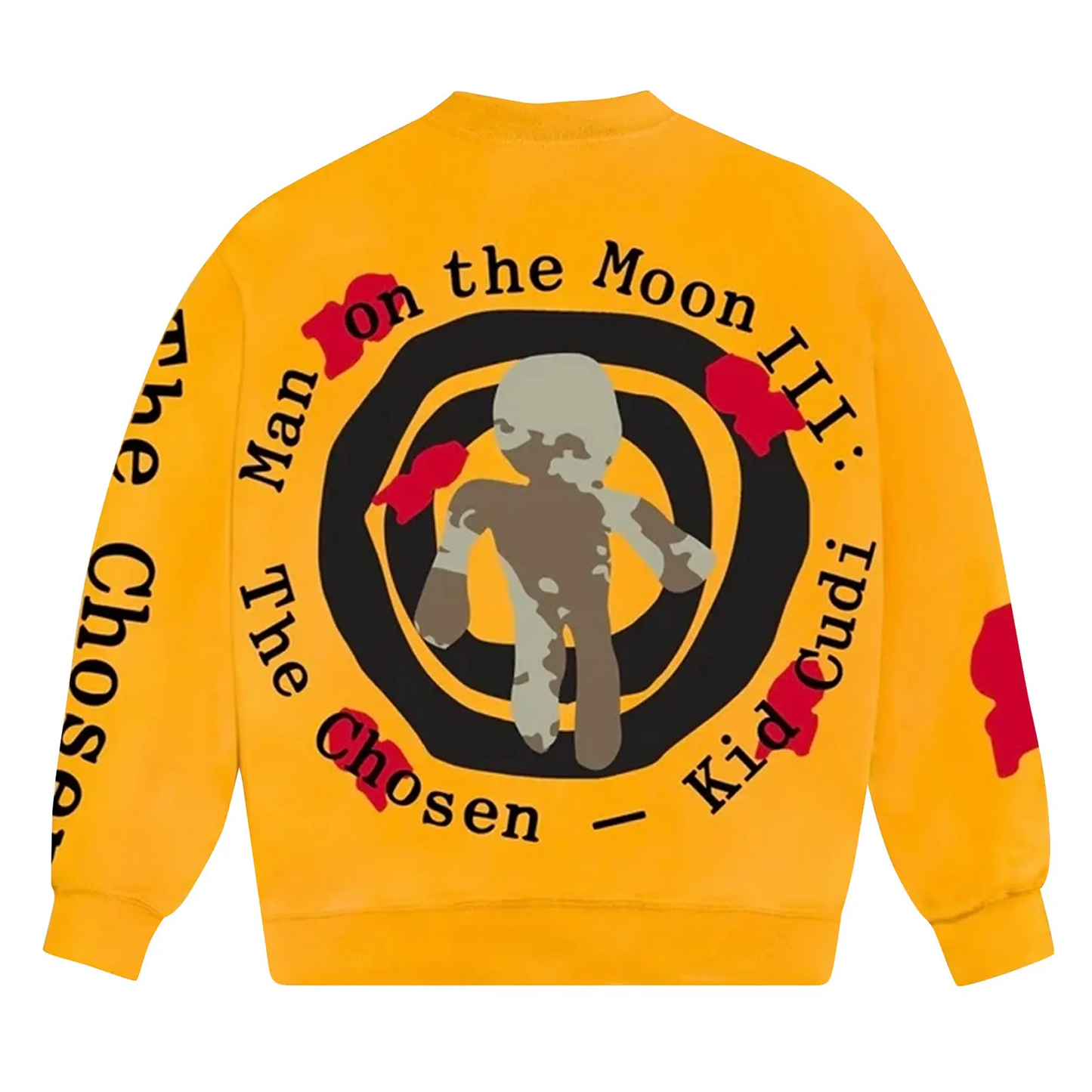 Kid Cudi CPFM For MOTM III Beautiful Trip Crewneck Yellow