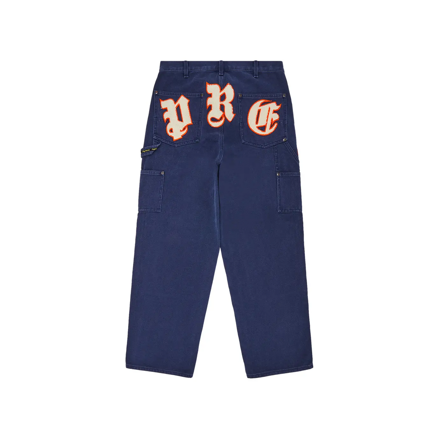 Supreme Old English Canvas Double Knee Painter Pant Navy [USED] - 34 (Used)