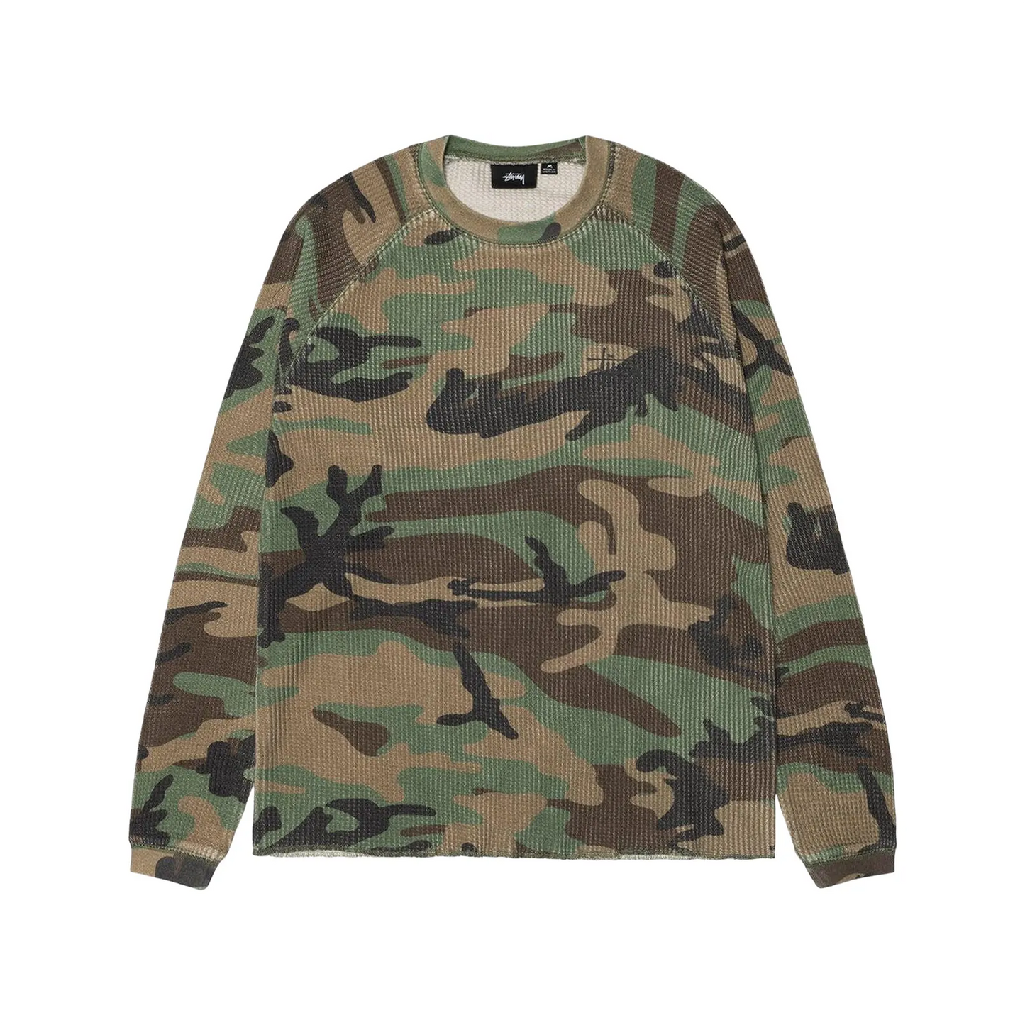 Stussy Basic Thermal Woodland Camo