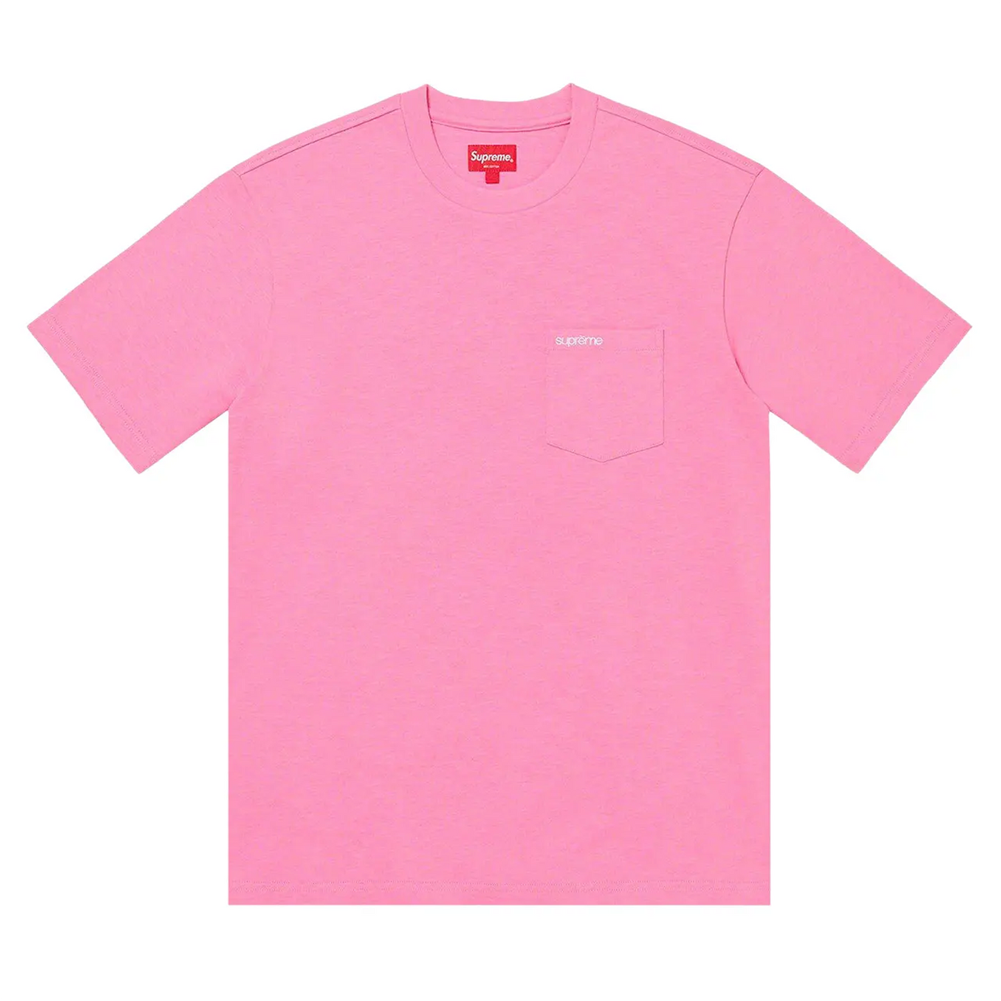 Supreme S/S Pocket Tee (SS22) Bright Pink [USED] - M (Used)