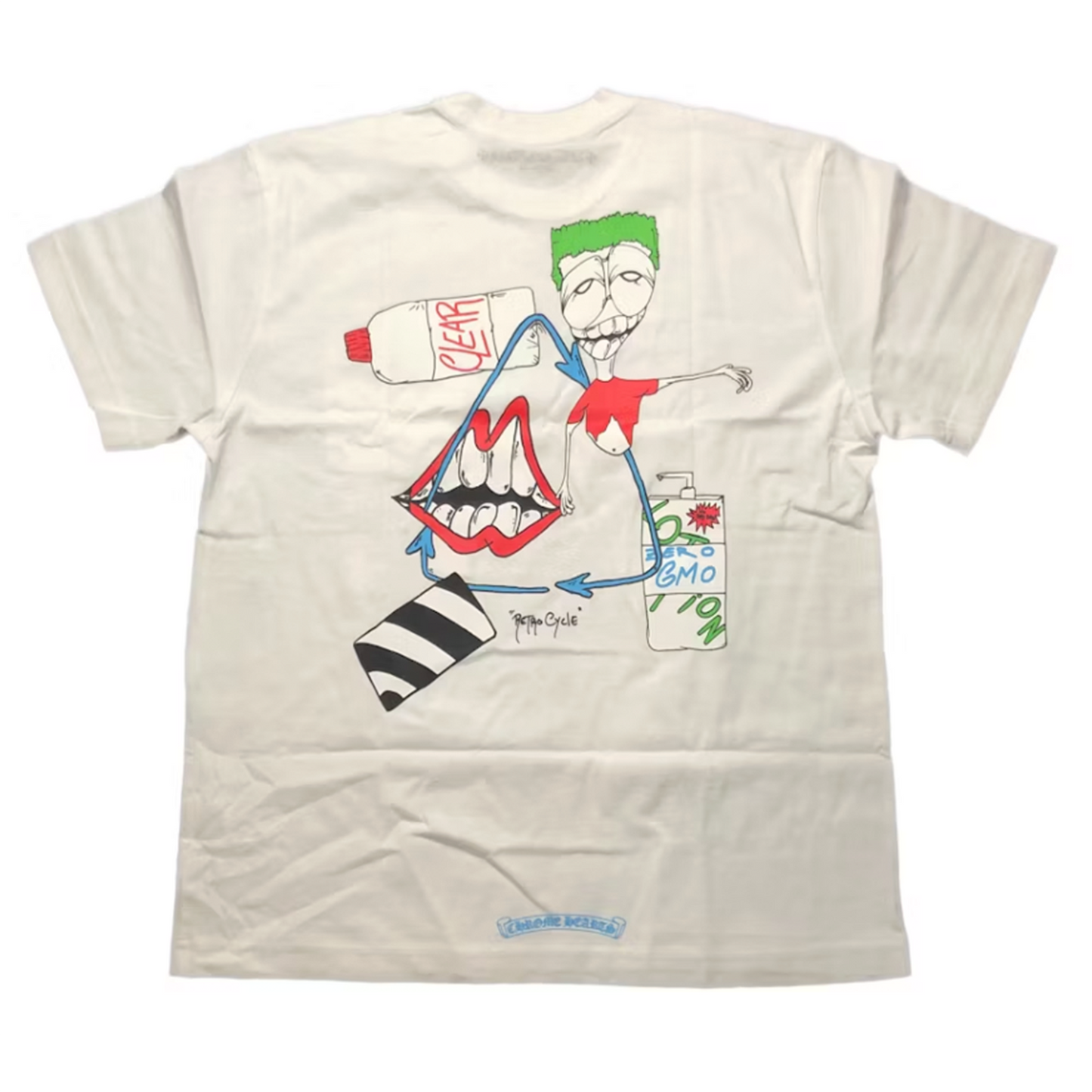 Chrome Hearts Matty Boy Retro Cycle T-shirt White [USED] - M (Used)