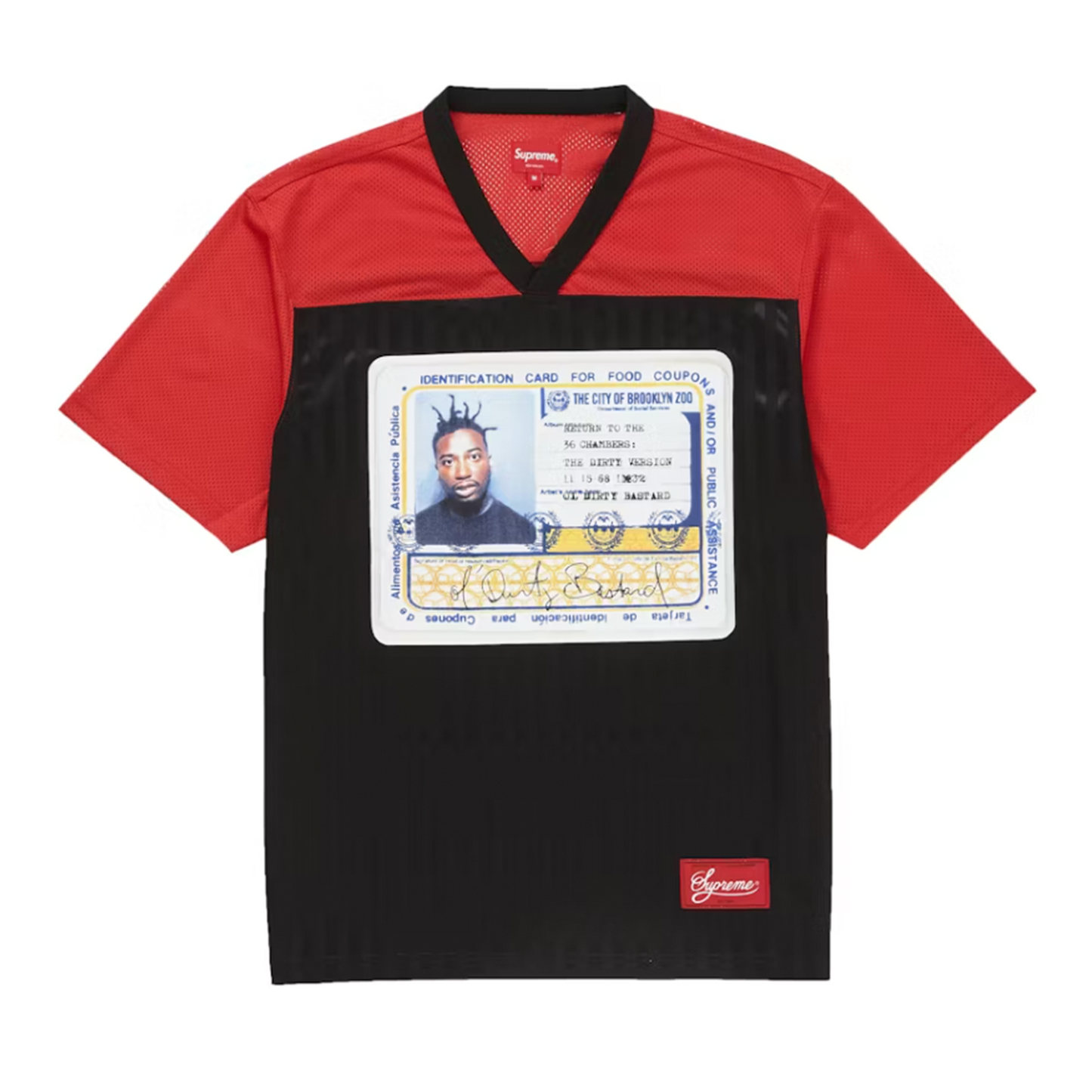 Supreme Ol' Dirty Bastard Football Top Red