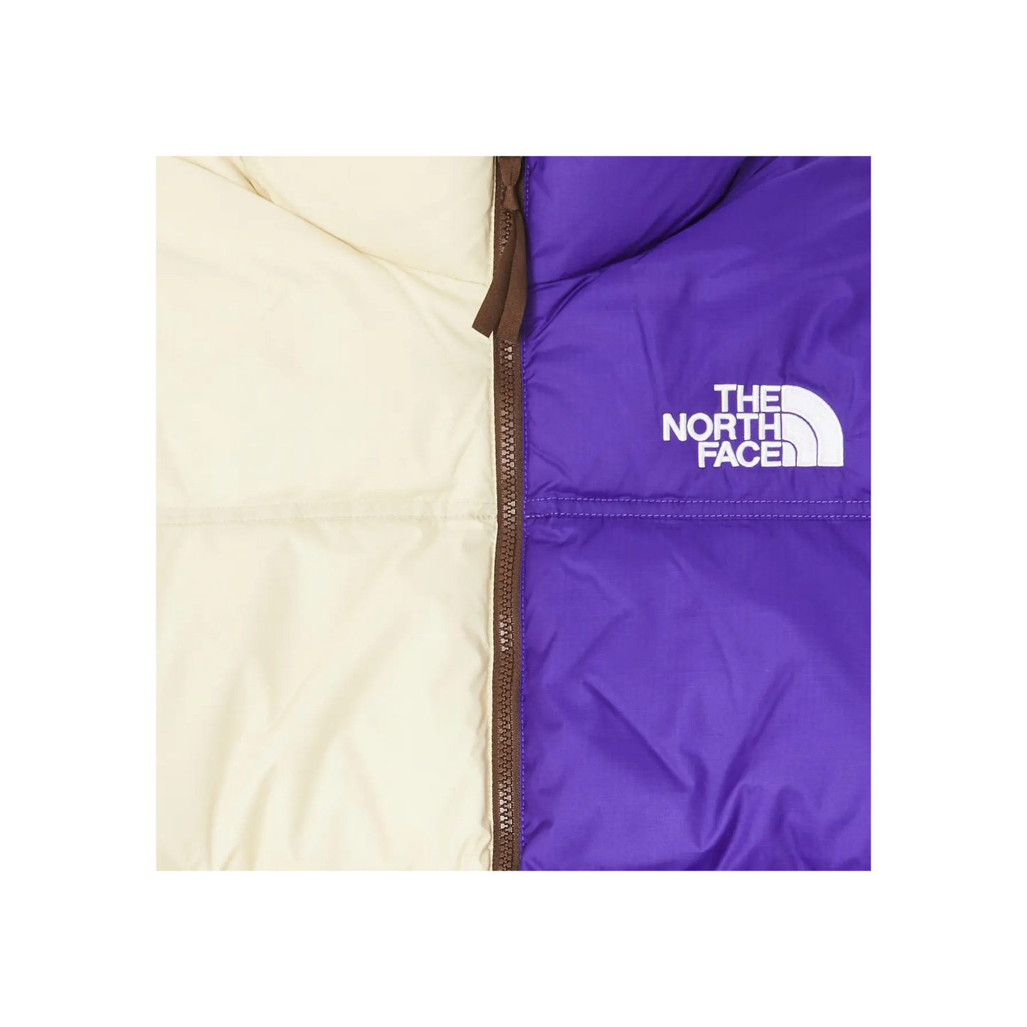 Supreme The North Face Split Nuptse Jacket Tan