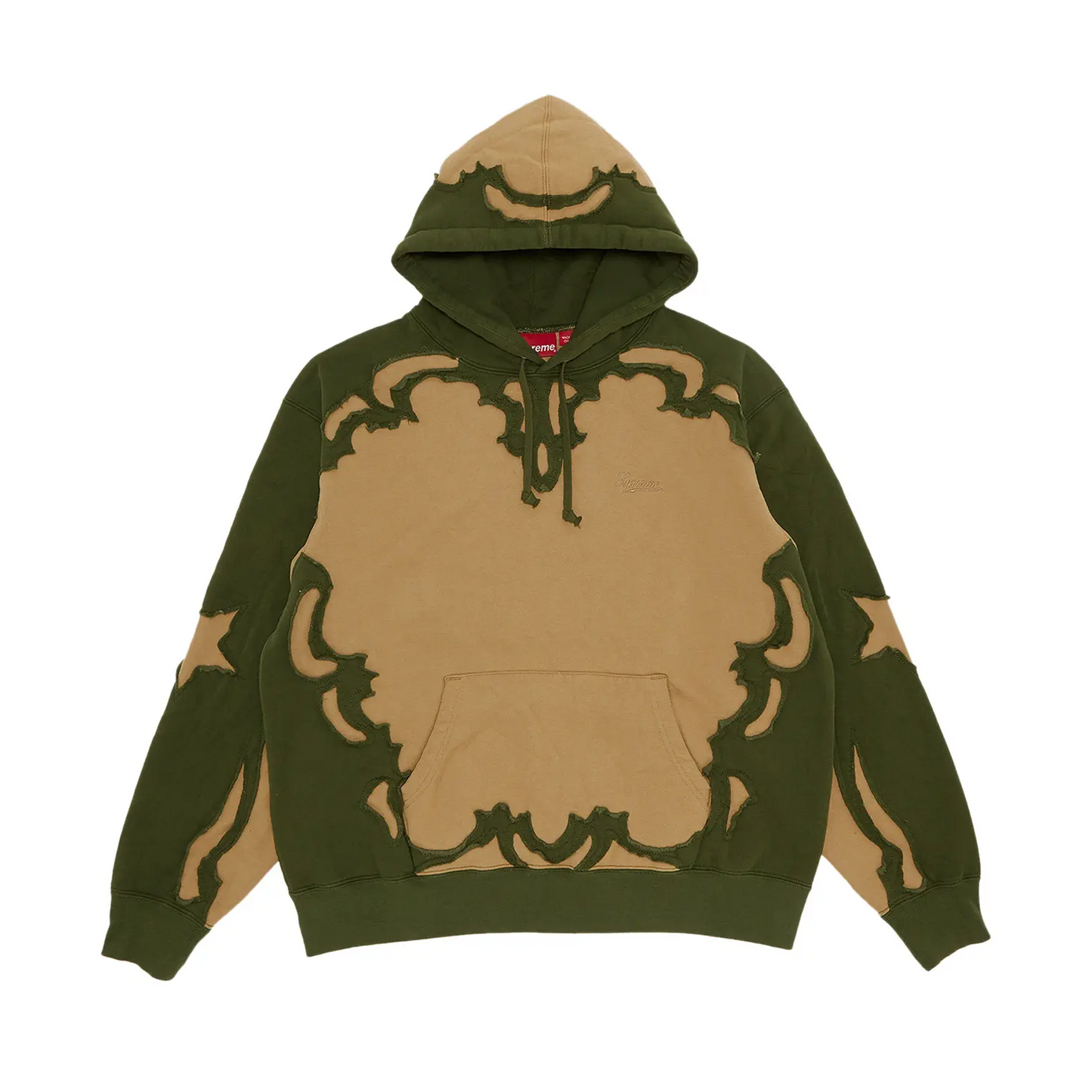 Supreme Western Cut Out Hooded Sweatshirt Dark Tan [USED] - L (Used)