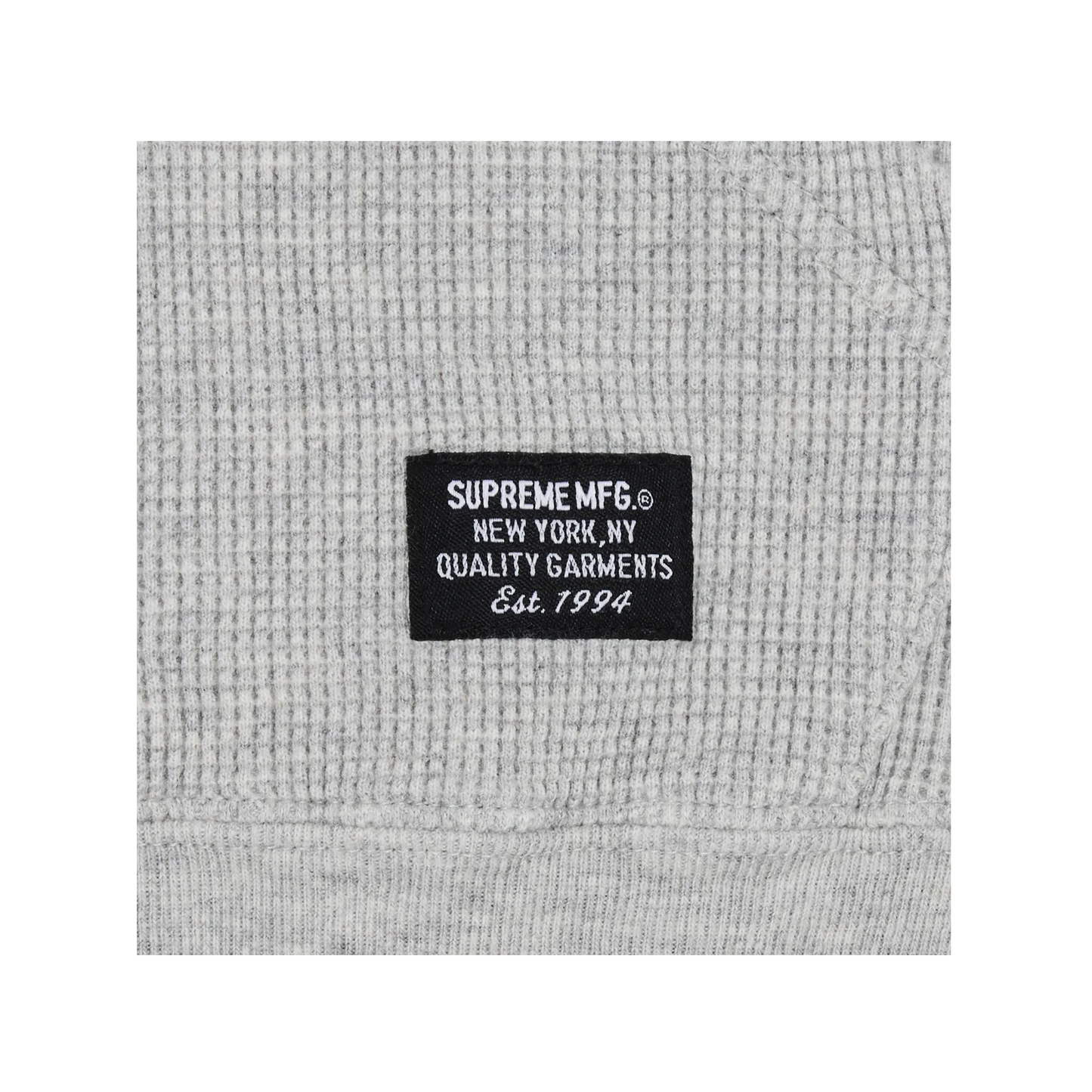 Supreme Hooded Zip Up Thermal (SS25) Heather Grey [USED] - M (Used)