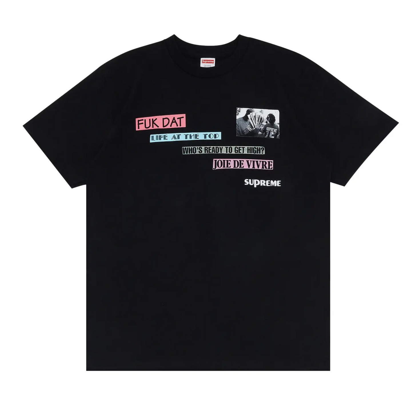 Supreme Joie De Vivre Tee Black [USED] - L (Used)