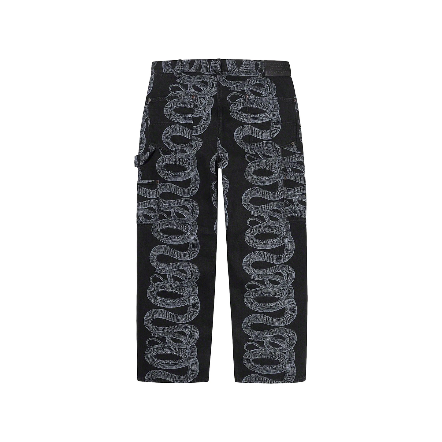 Supreme HYSTERIC GLAMOUR Snake Double Knee Denim Painter Pant [USED] - 34 (Used)