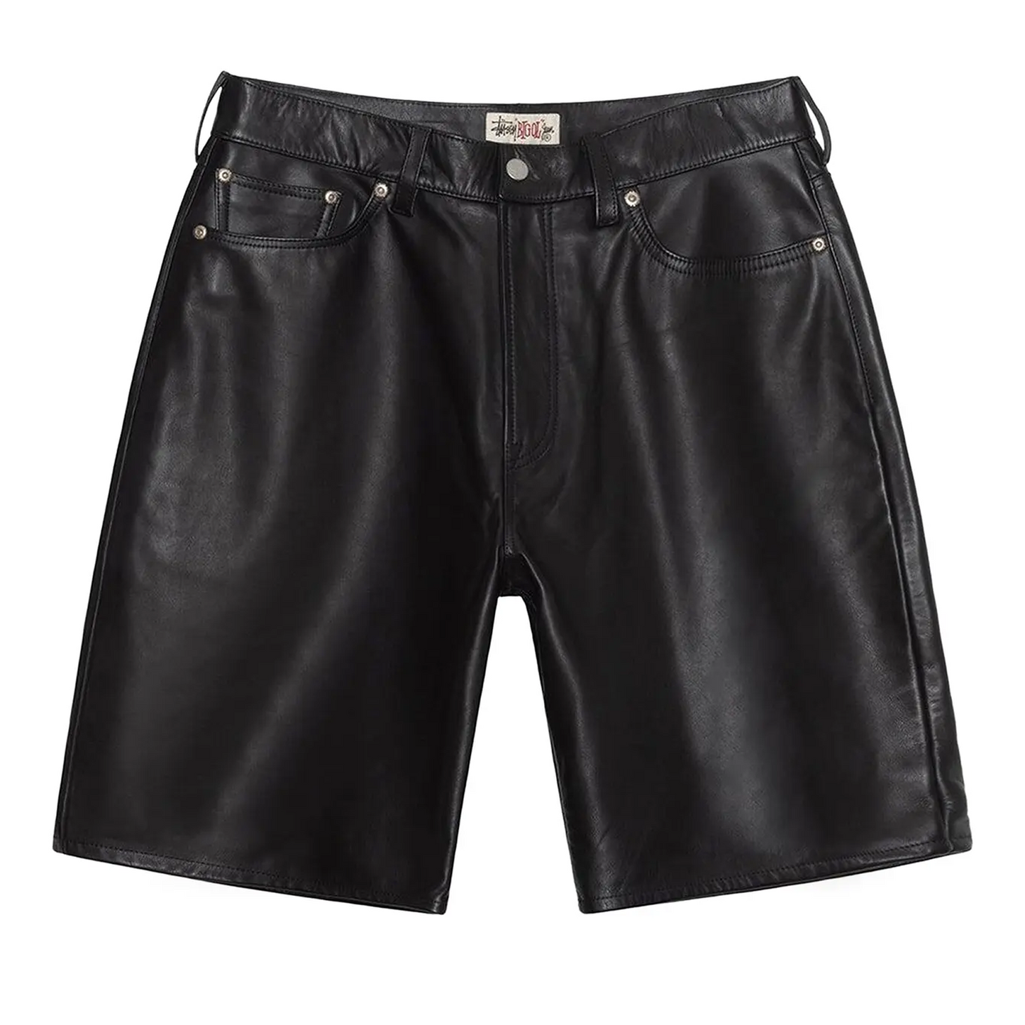Stussy Big Ol' Leather Short Black [USED] - 30 (Used)